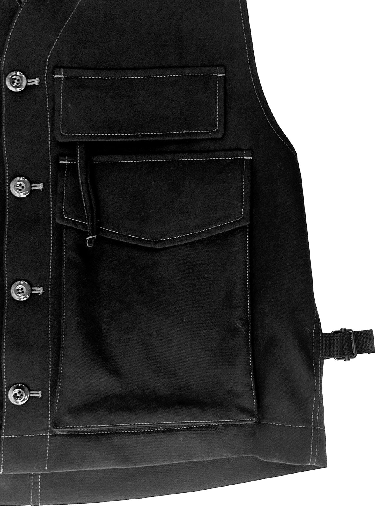 LEMAIRE - Utility Gilet - AW25 - BK999 BLACK