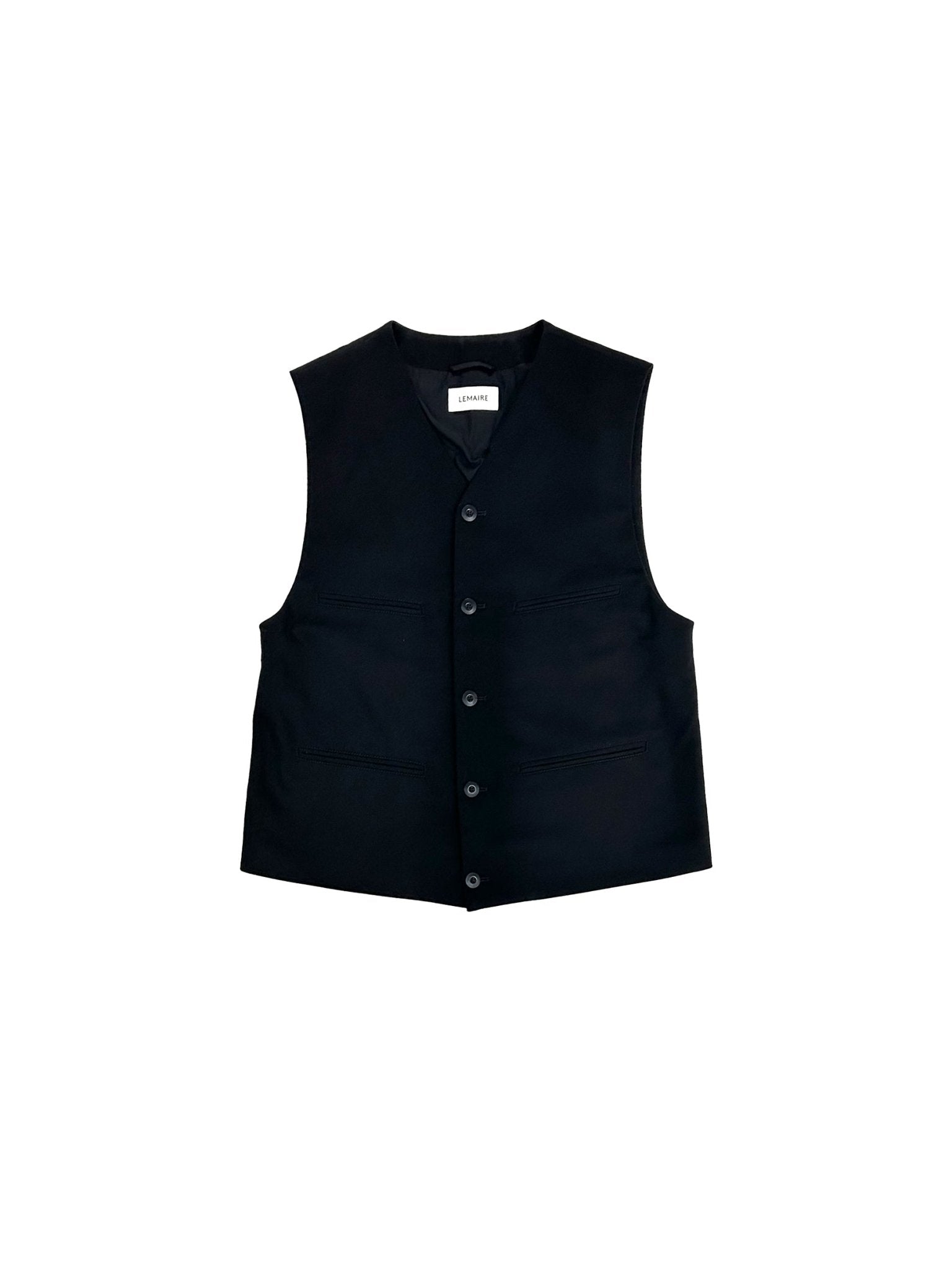 LEMAIRE - Waistcoat - SS25 - BLACK