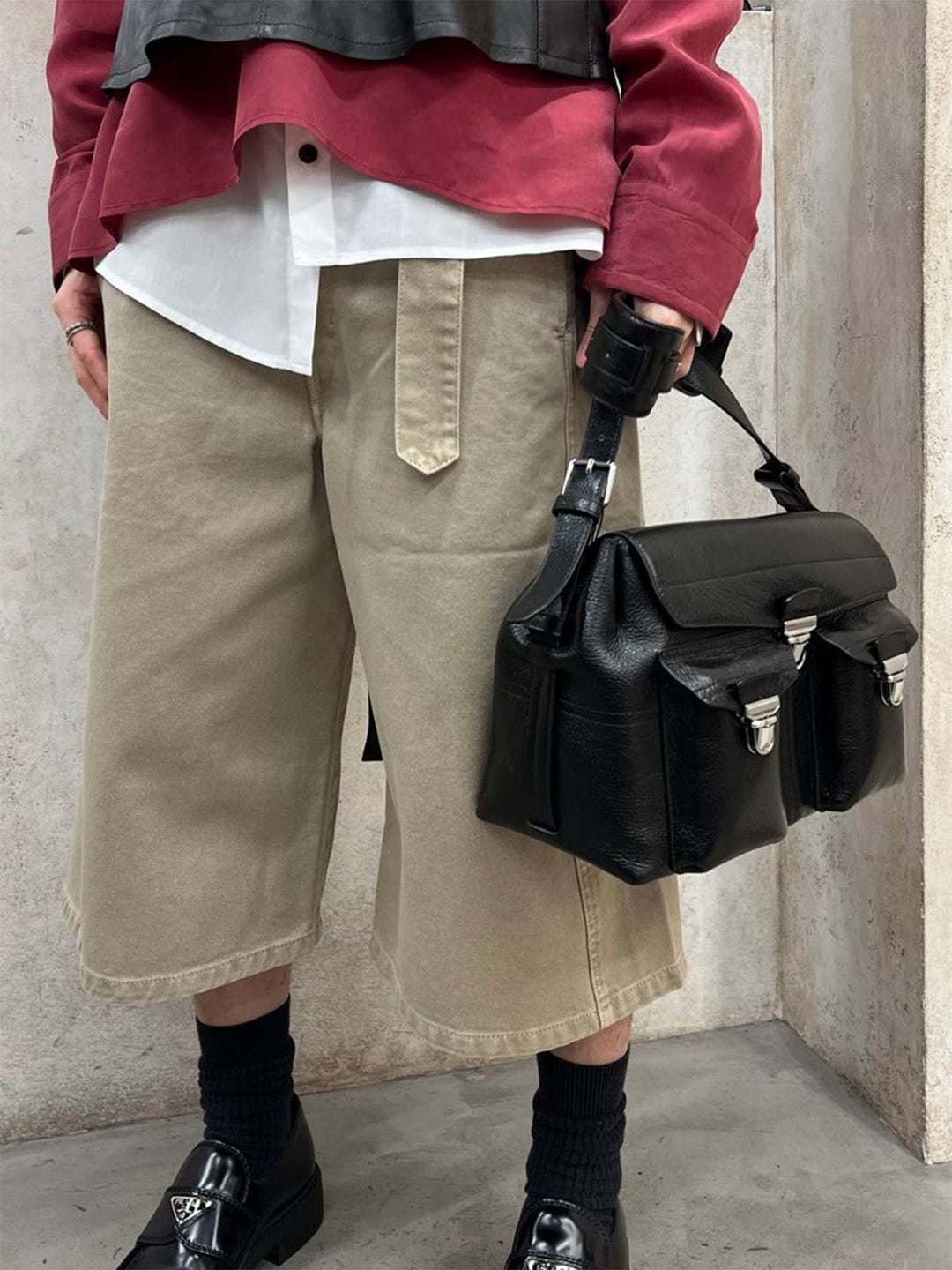 LEMAIRE - Week-End Gear Bag - SS25 - ESPRESSO