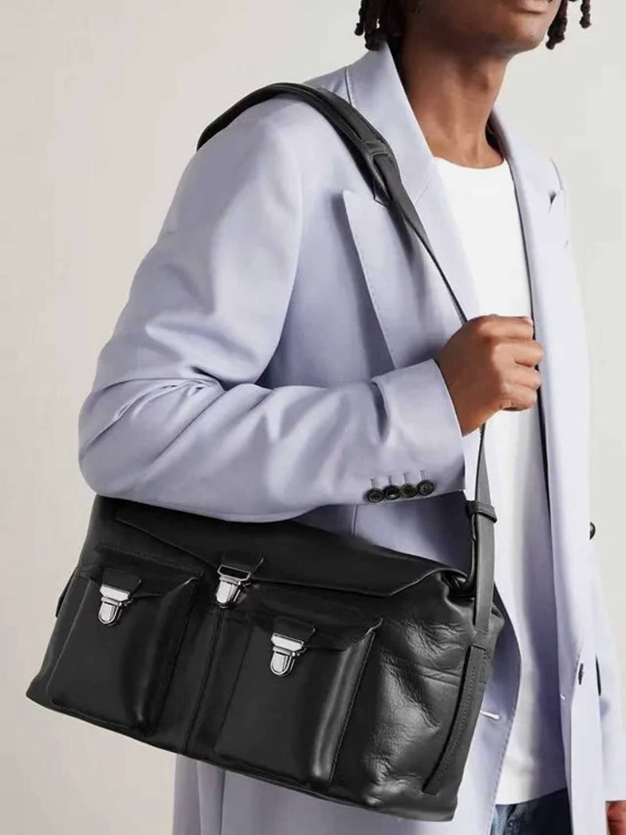 LEMAIRE - Week-End Gear Bag - SS25 - ESPRESSO