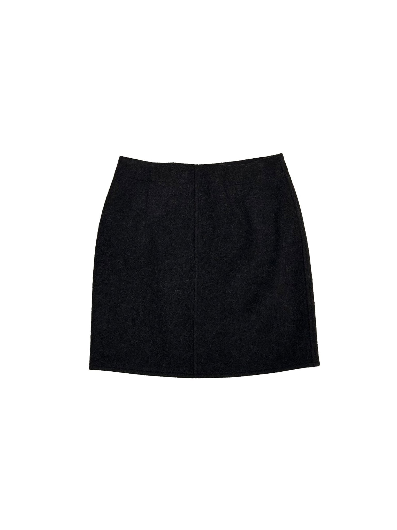 LEMAIRE - Wrapover Skirt - AW25 - BK999 BLACK