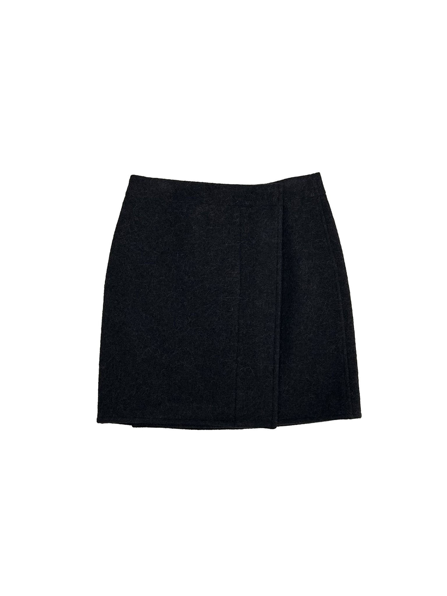 LEMAIRE - Wrapover Skirt - AW25 - BK999 BLACK