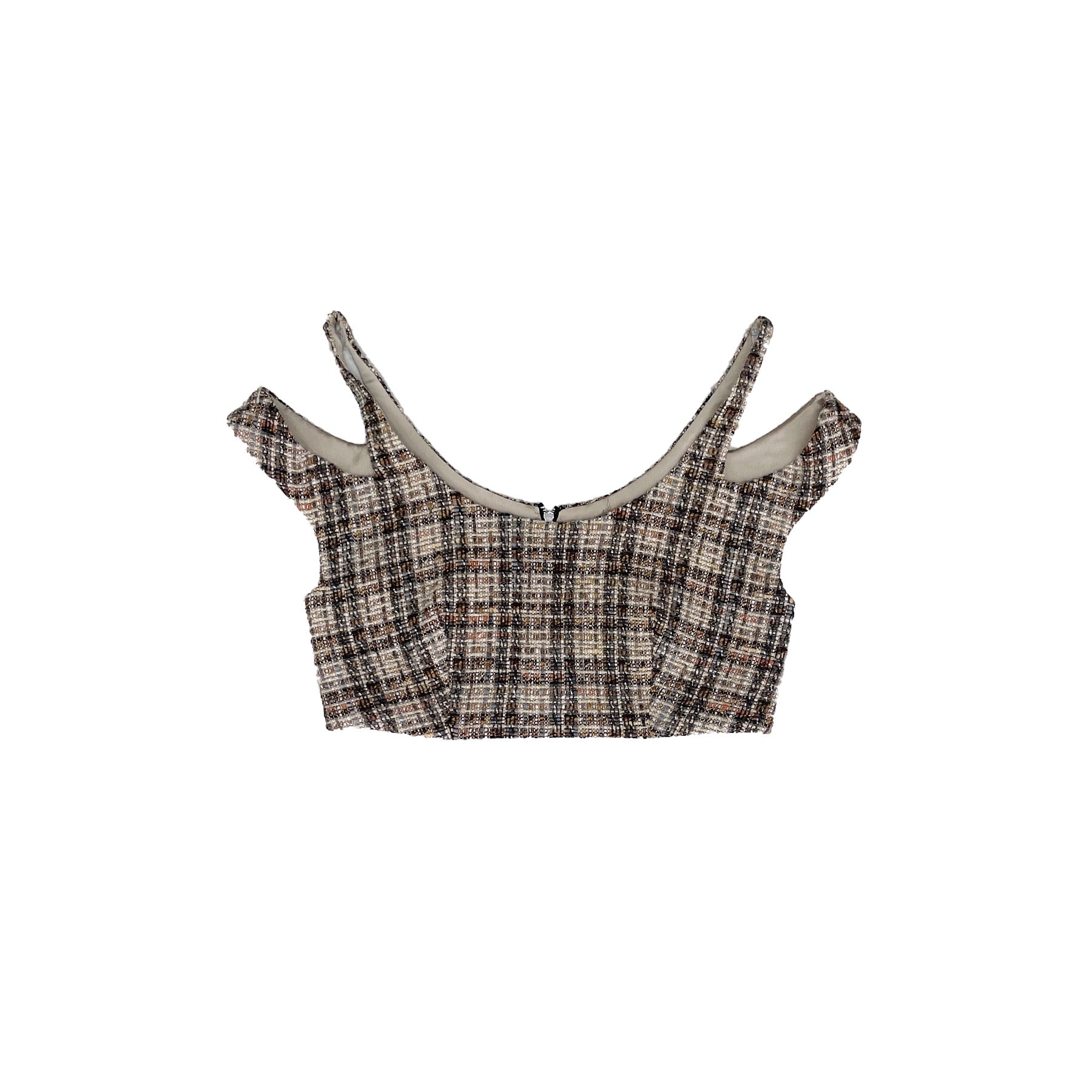 LOUIS CHEN - Crown Tweed Tank Top - AW23 - multi color