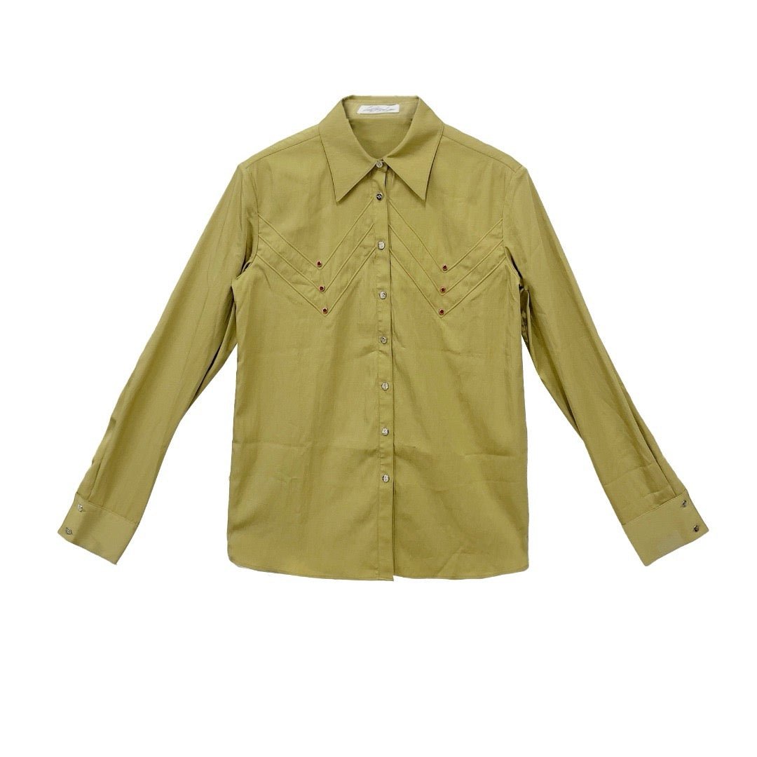 LOUIS CHEN - Medallion Studs - Embellishments Shirt - AW22 - Medallion