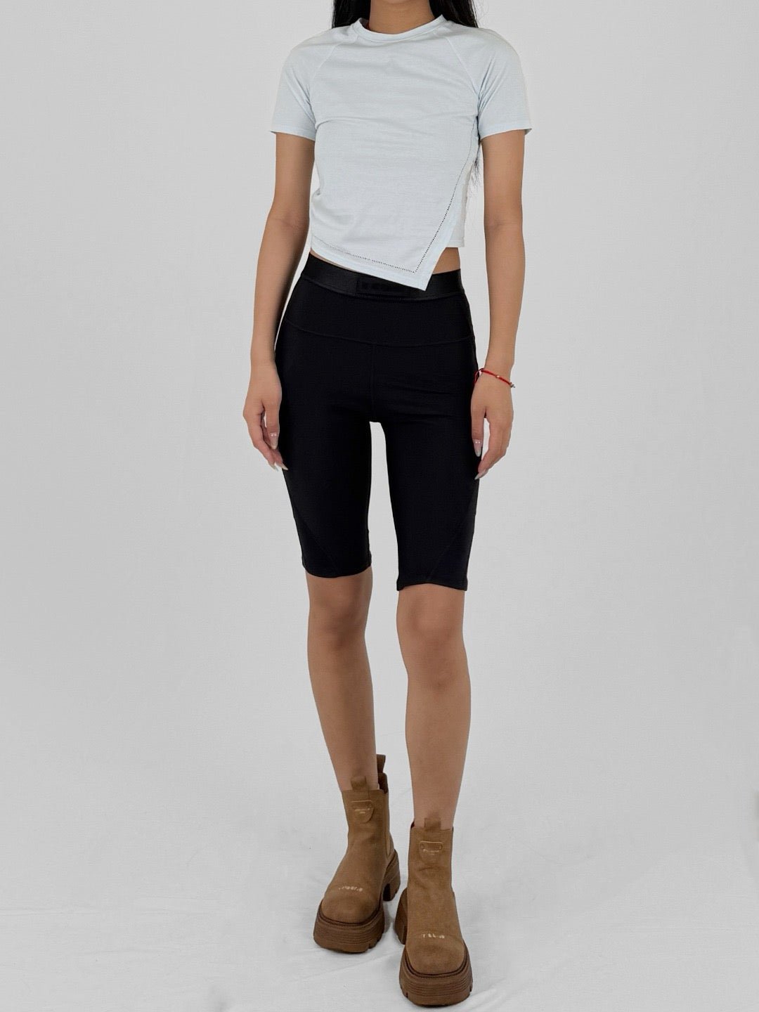 LOUIS GABRIEL NOUCHI - Activewear Shorts - SS25 - BLACK - MACHINE-A
