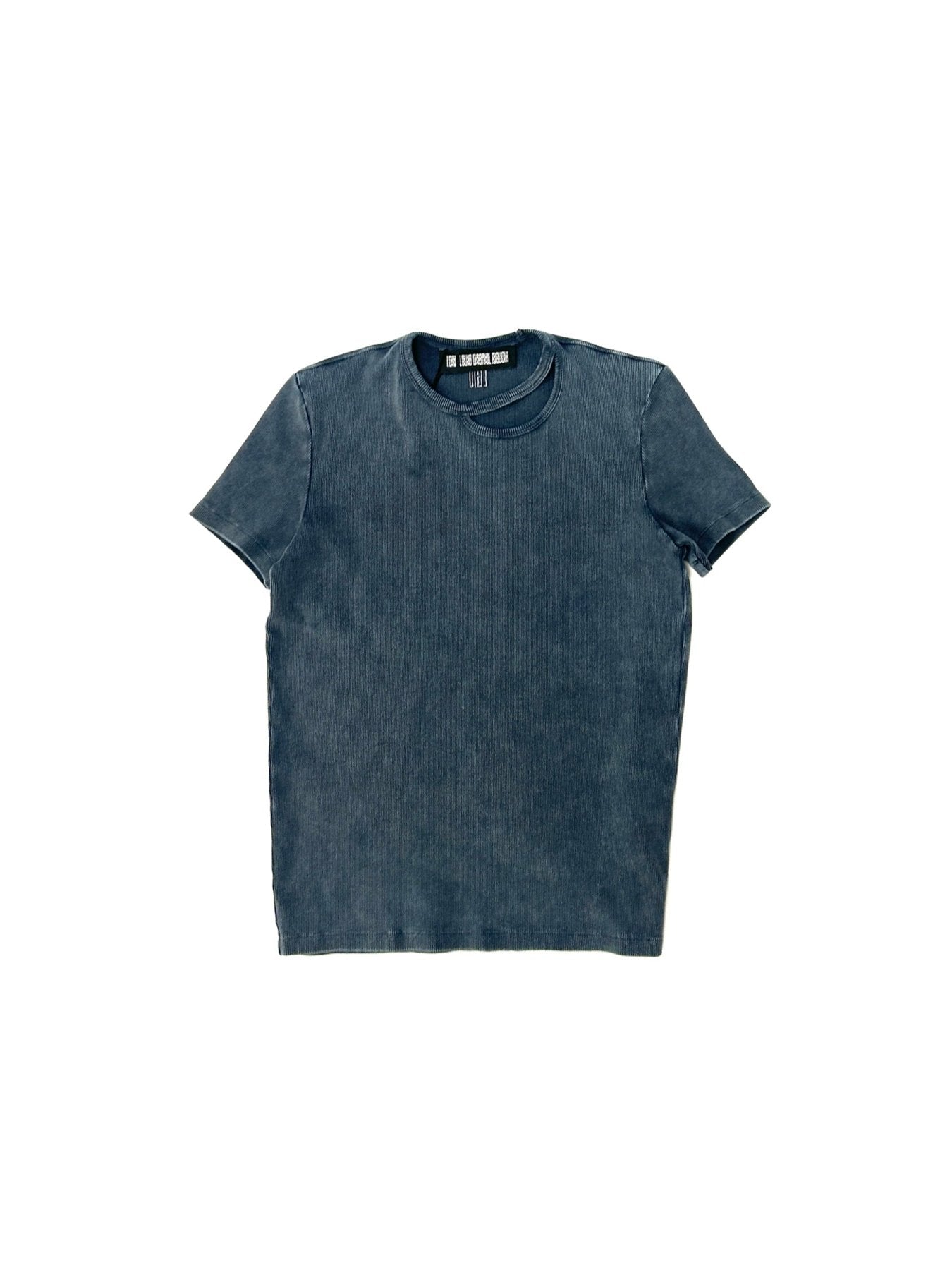 LOUIS GABRIEL NOUCHI Blue Signature T Shirt