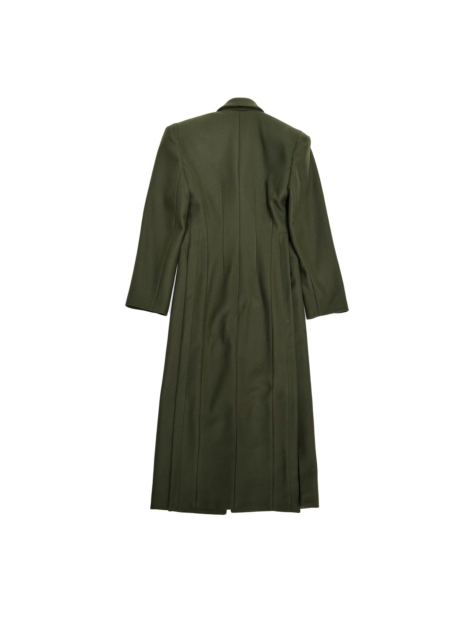 LOUIS GABRIEL NOUCHI - Double Breasted Coat With 6 Buttons - AW25 - ARMY
