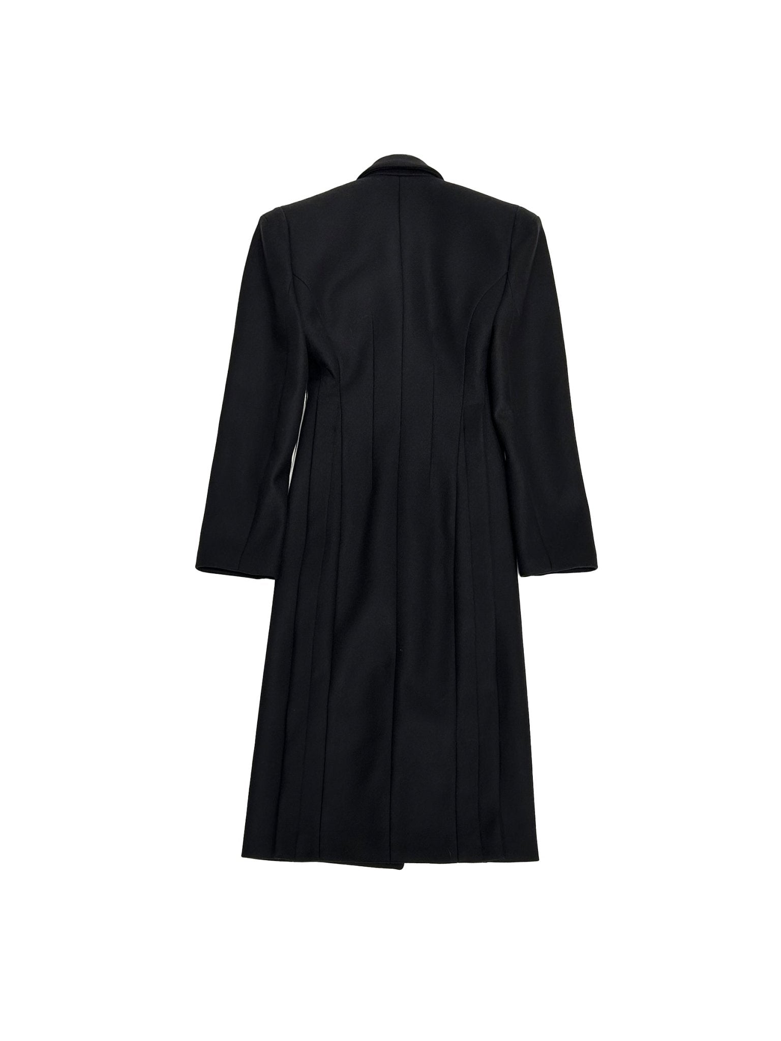 LOUIS GABRIEL NOUCHI - Double Breasted Coat With 6 Buttons - AW25 - BLACK 001