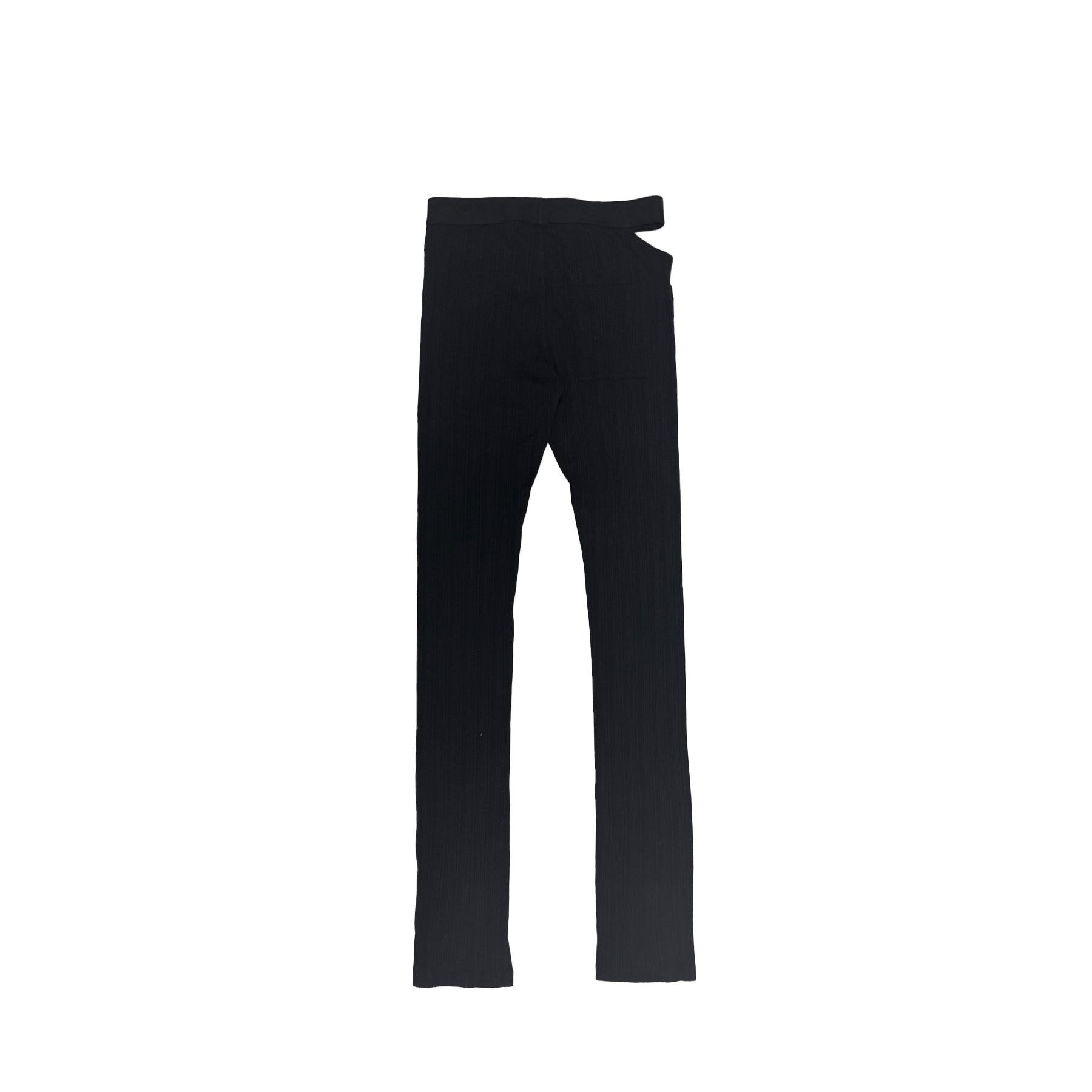 Louis Gabriel Nouchi - Flared Loungewear Pants With Signature Opening - AW23 - BLACK