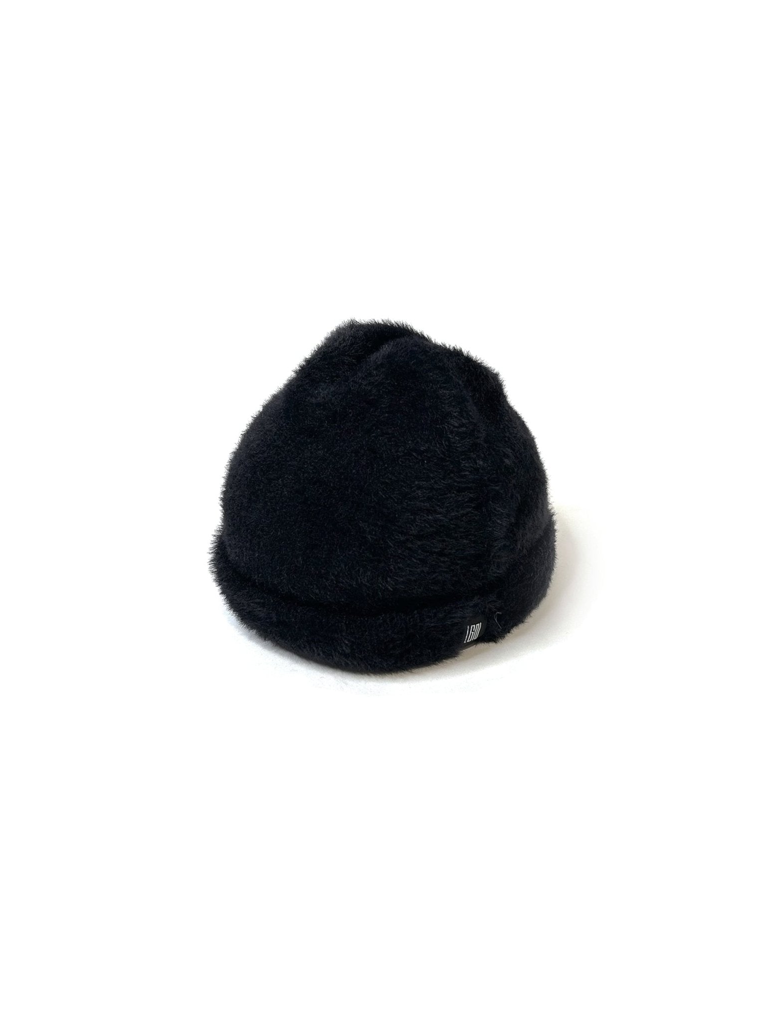 LOUIS GABRIEL NOUCHI - Fuzzy Beanie - AW25 - BLACK 001
