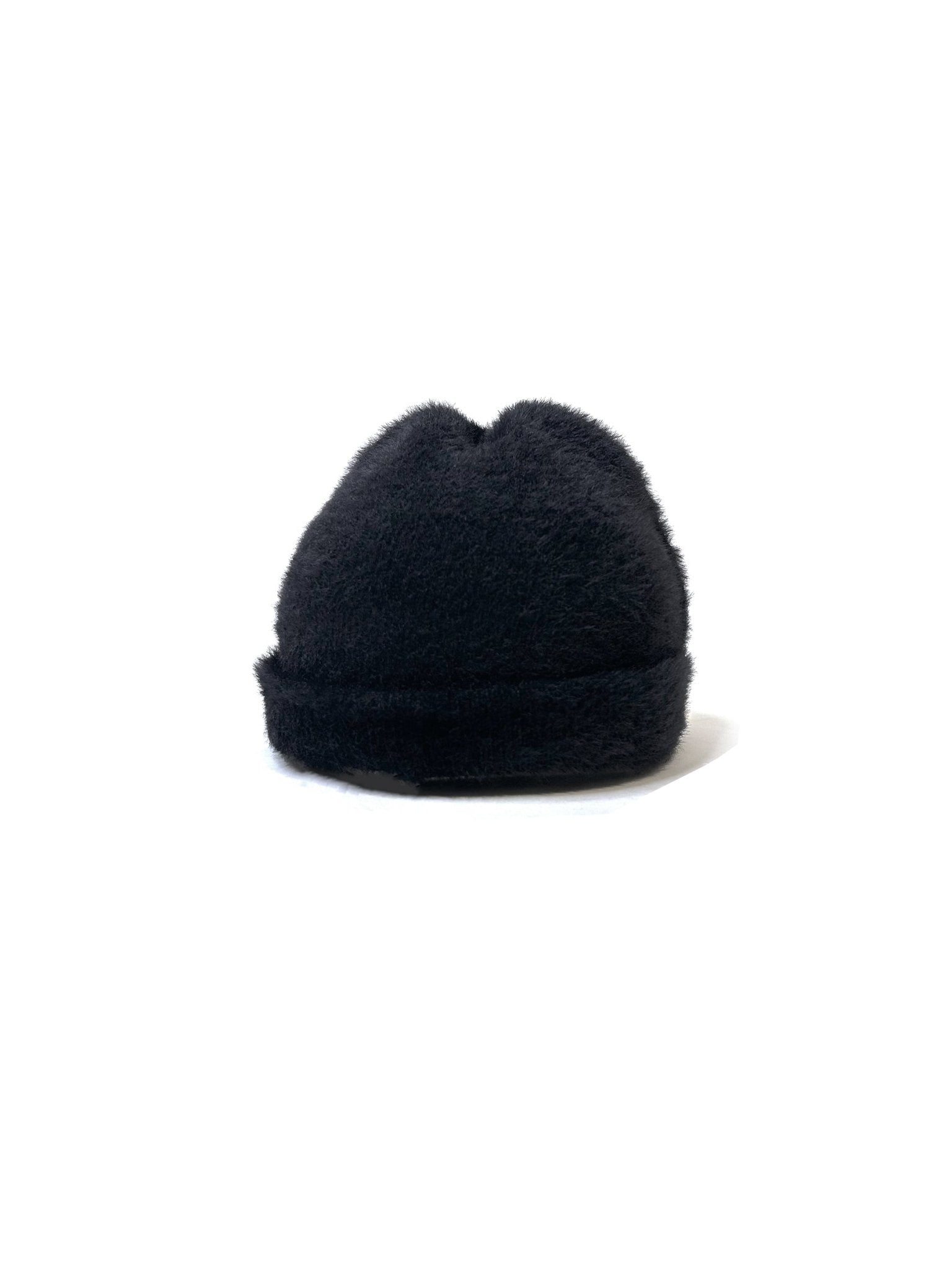 LOUIS GABRIEL NOUCHI - Fuzzy Beanie - AW25 - BLACK 001
