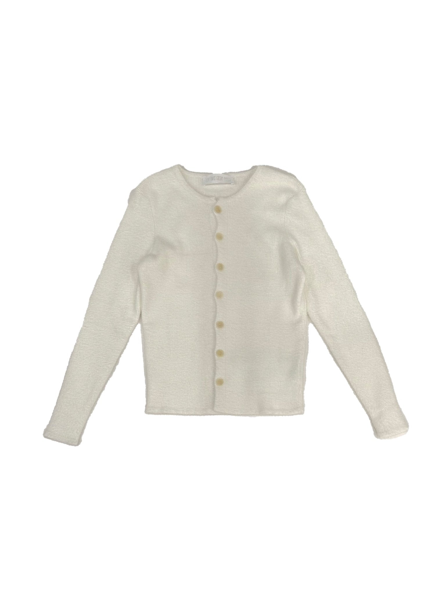 LOUIS GABRIEL NOUCHI - Fuzzy Cardigan - AW25 - BONE