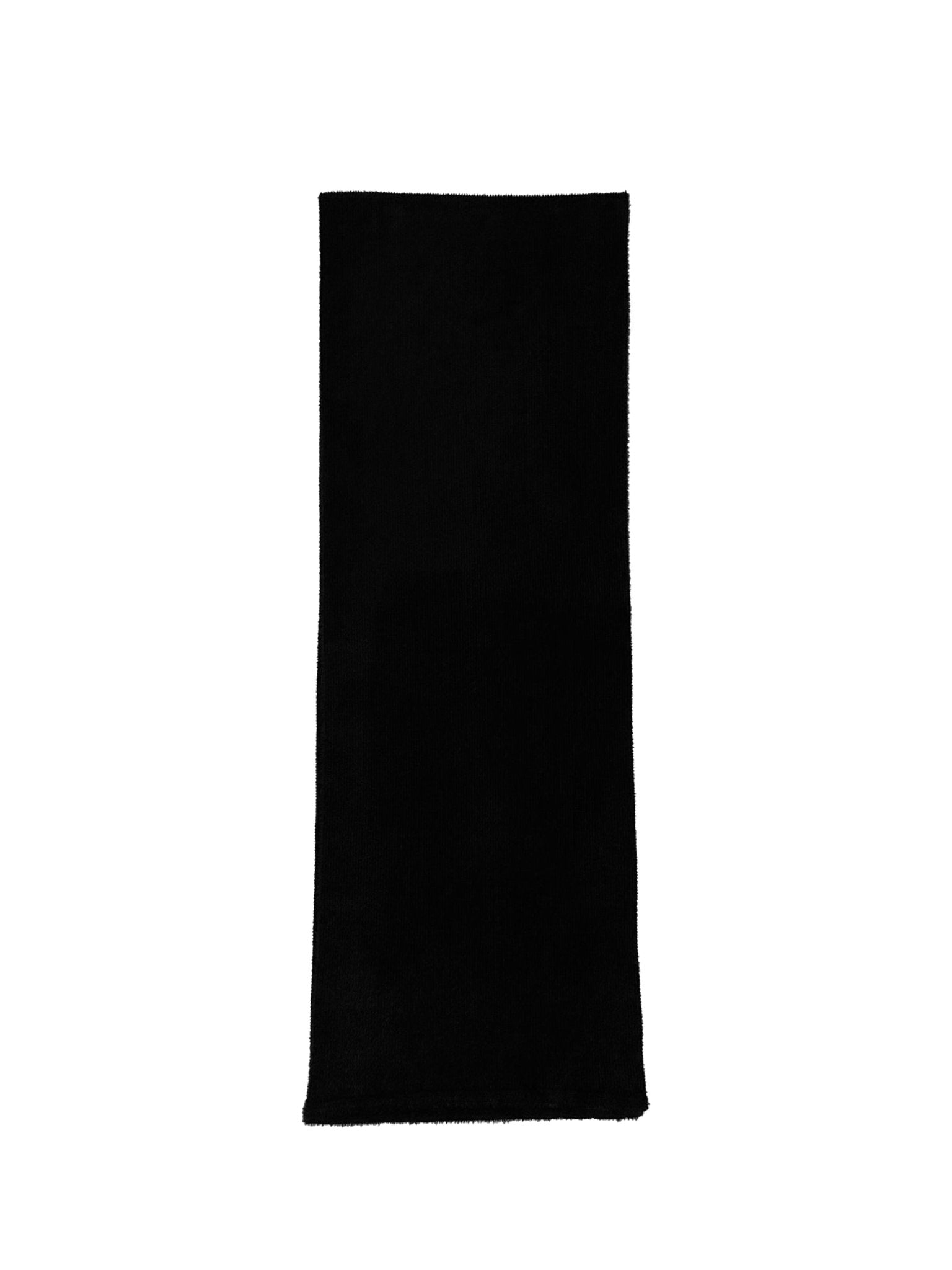 LOUIS GABRIEL NOUCHI - Fuzzy Scarf - AW25 - BLACK 001