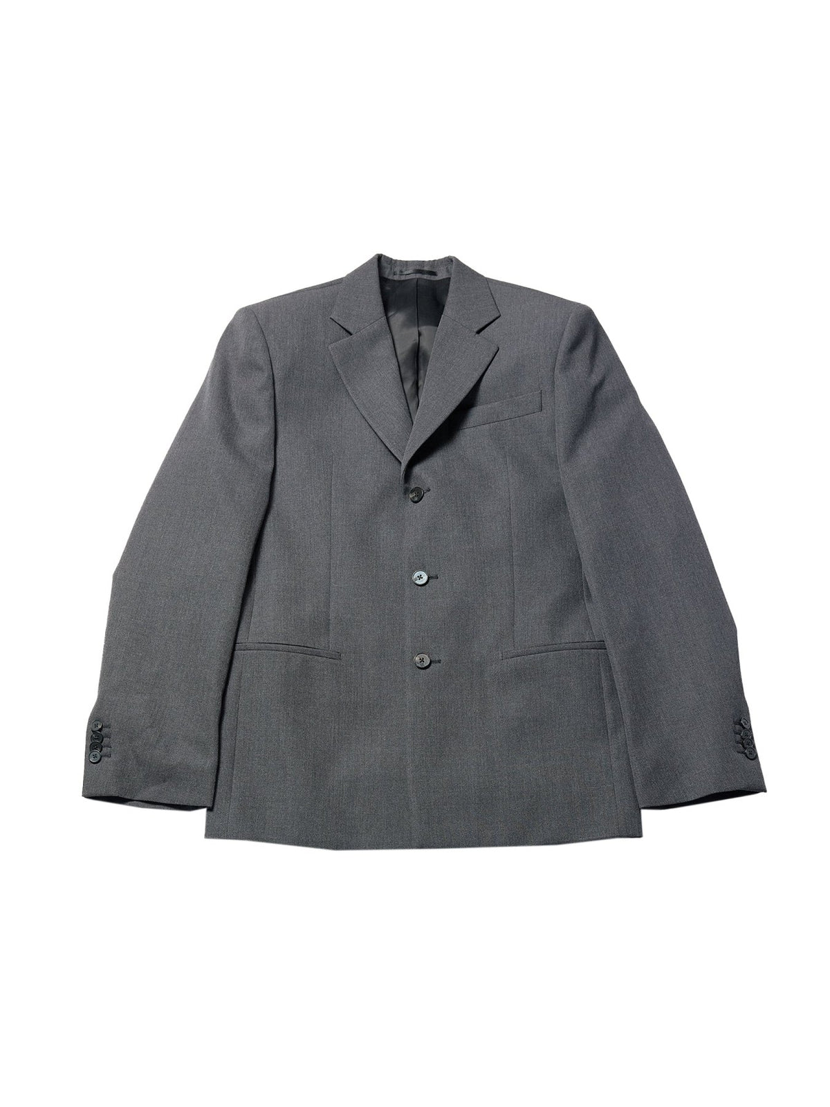 LOUIS GABRIEL NOUCHI Grey Long Fitted Jacket