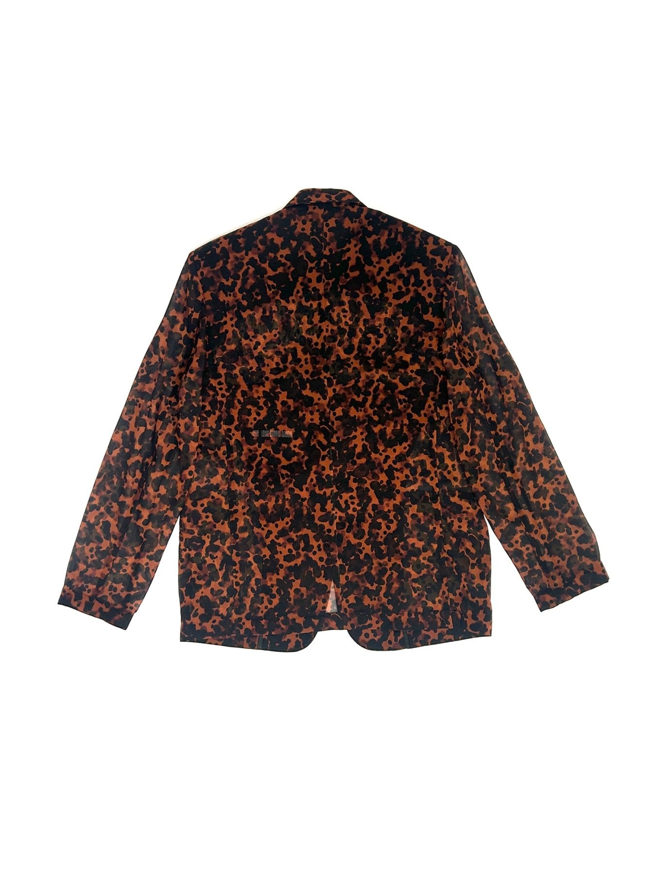 LOUIS GABRIEL NOUCHI Multi Transparent Animal Print Blazer