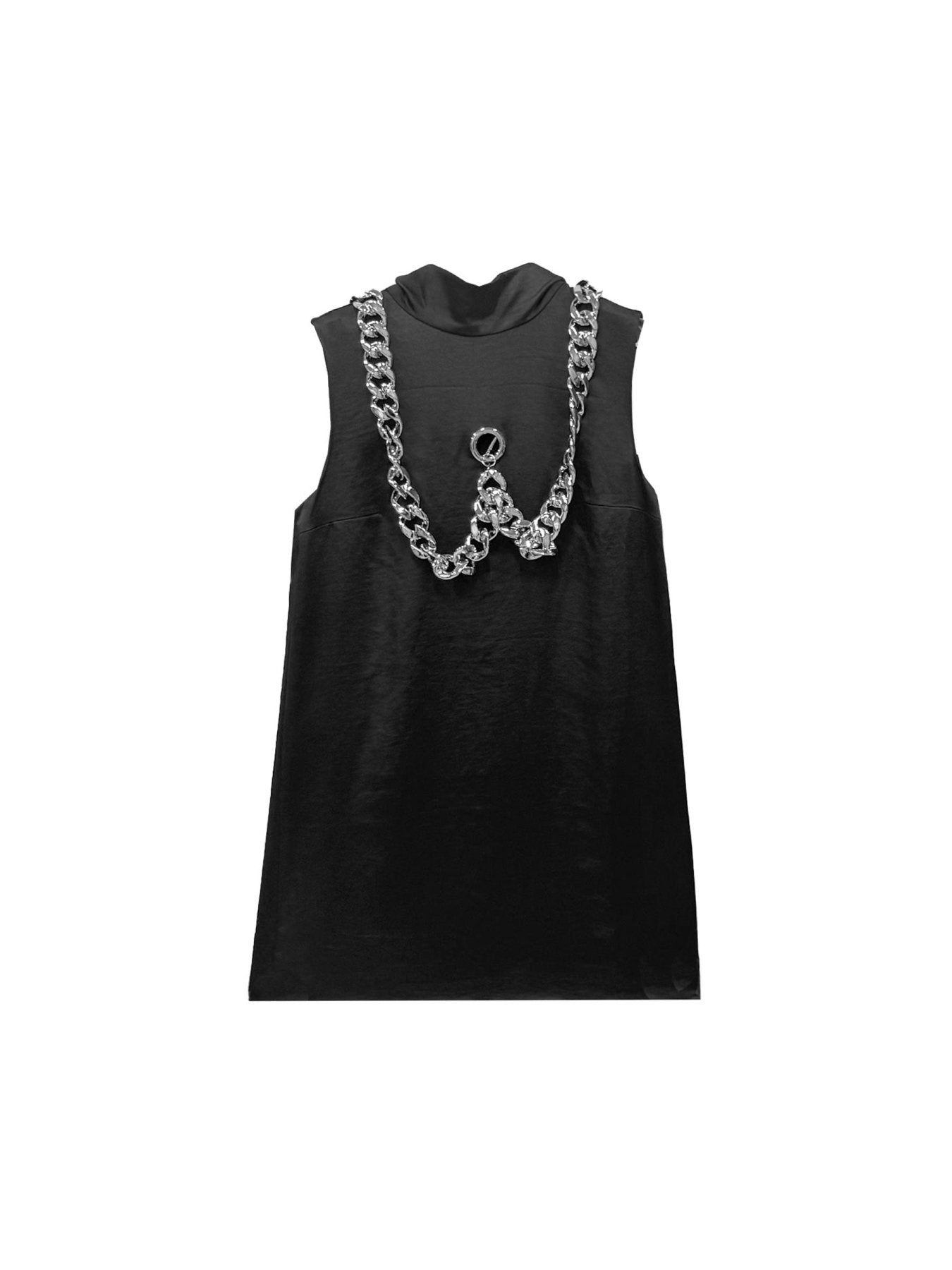 LRS Black Chained Mini Dresses