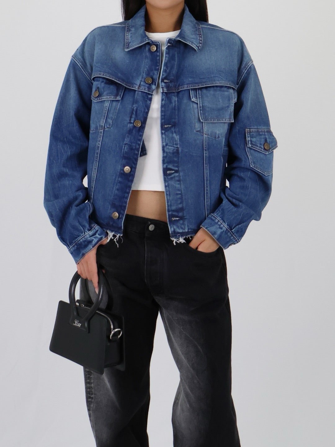 LUAR - Ana Small - AW25 - SMOOTH BLACK