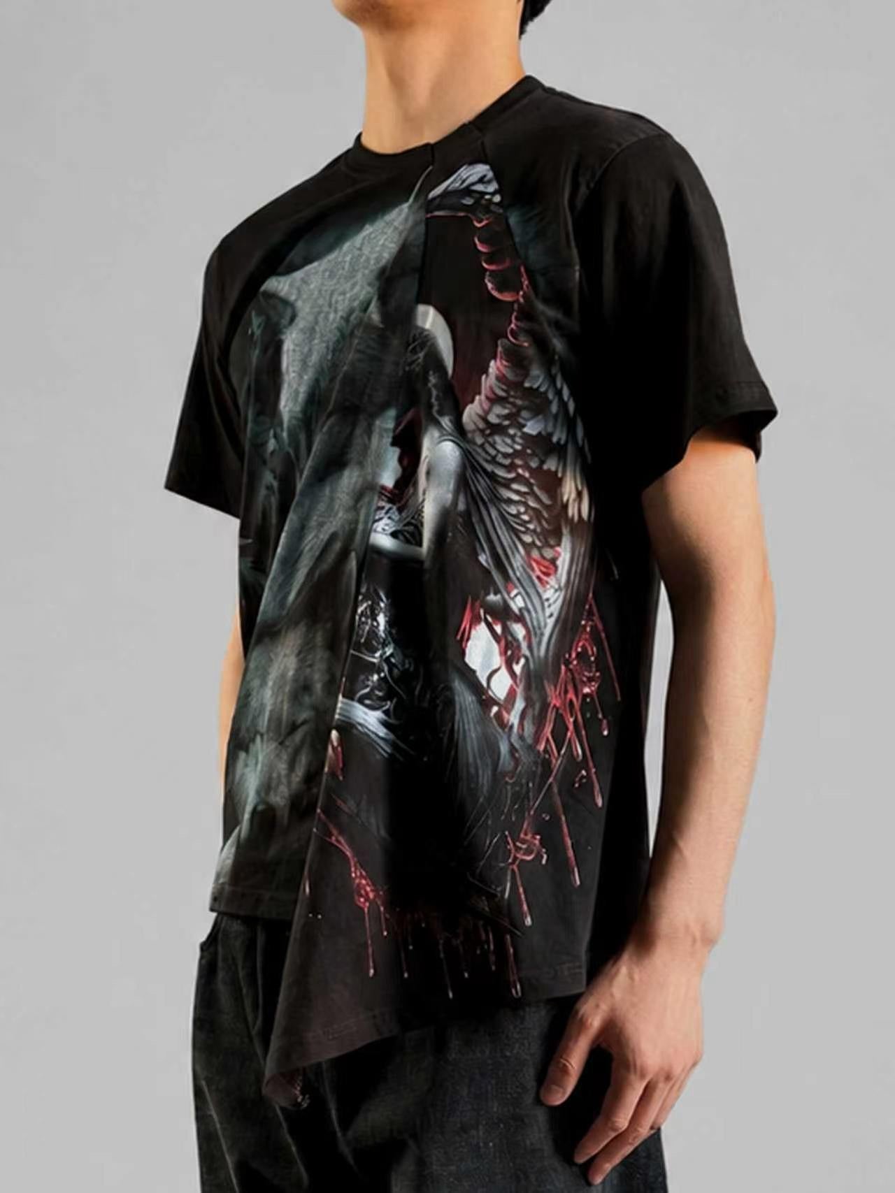 LUEDER - Andrea Phantasy T-Shirt - AW25 - Teal Wolf