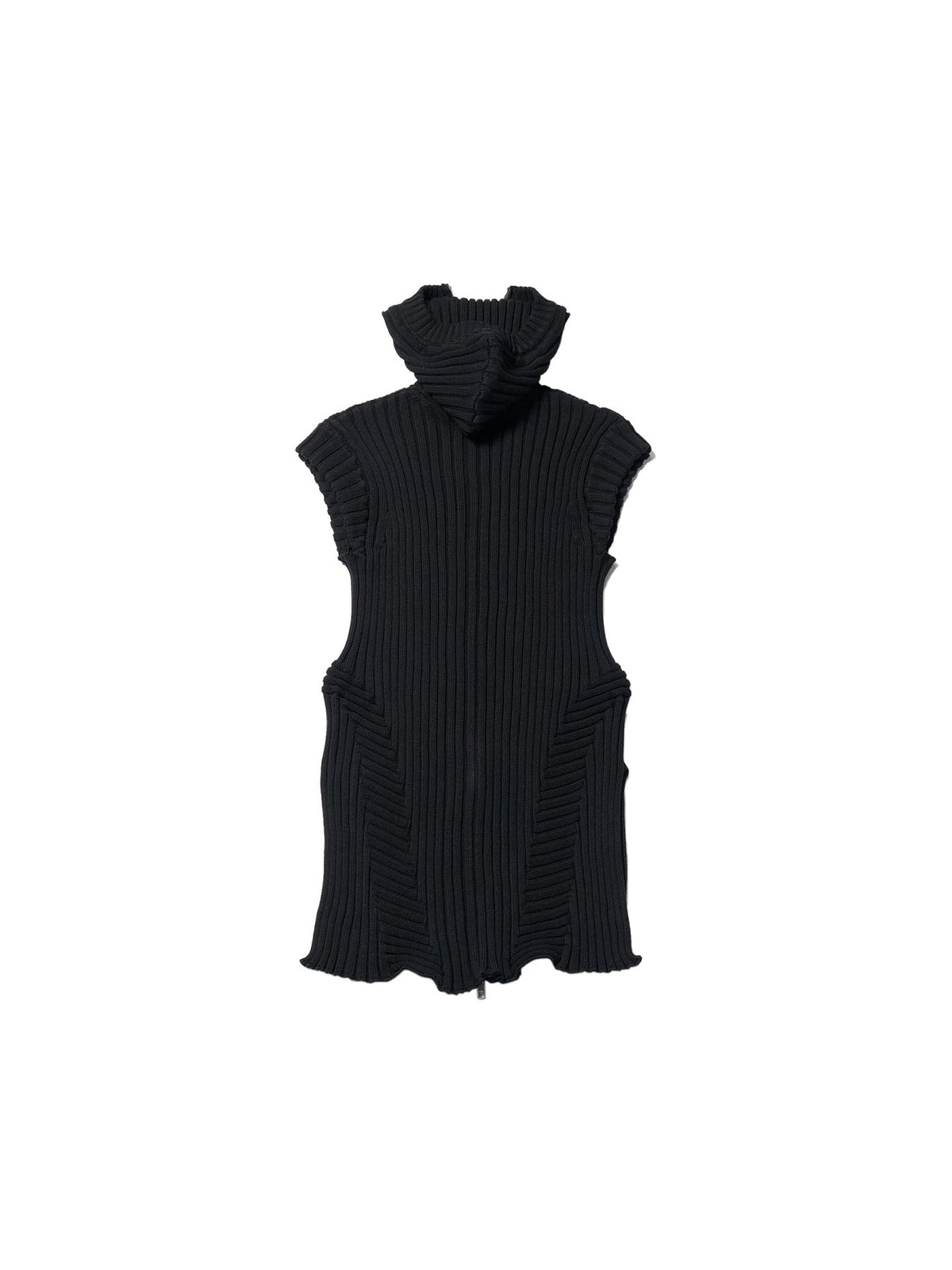 LUEDER Black Neo Knit Zip Up