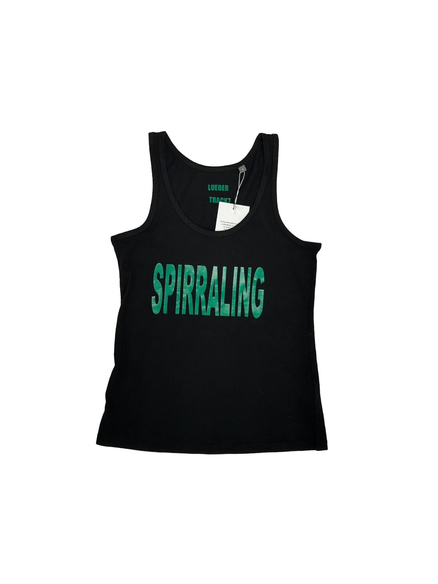 LUEDER - Spiralling Tank Top - AW25 - Black Green