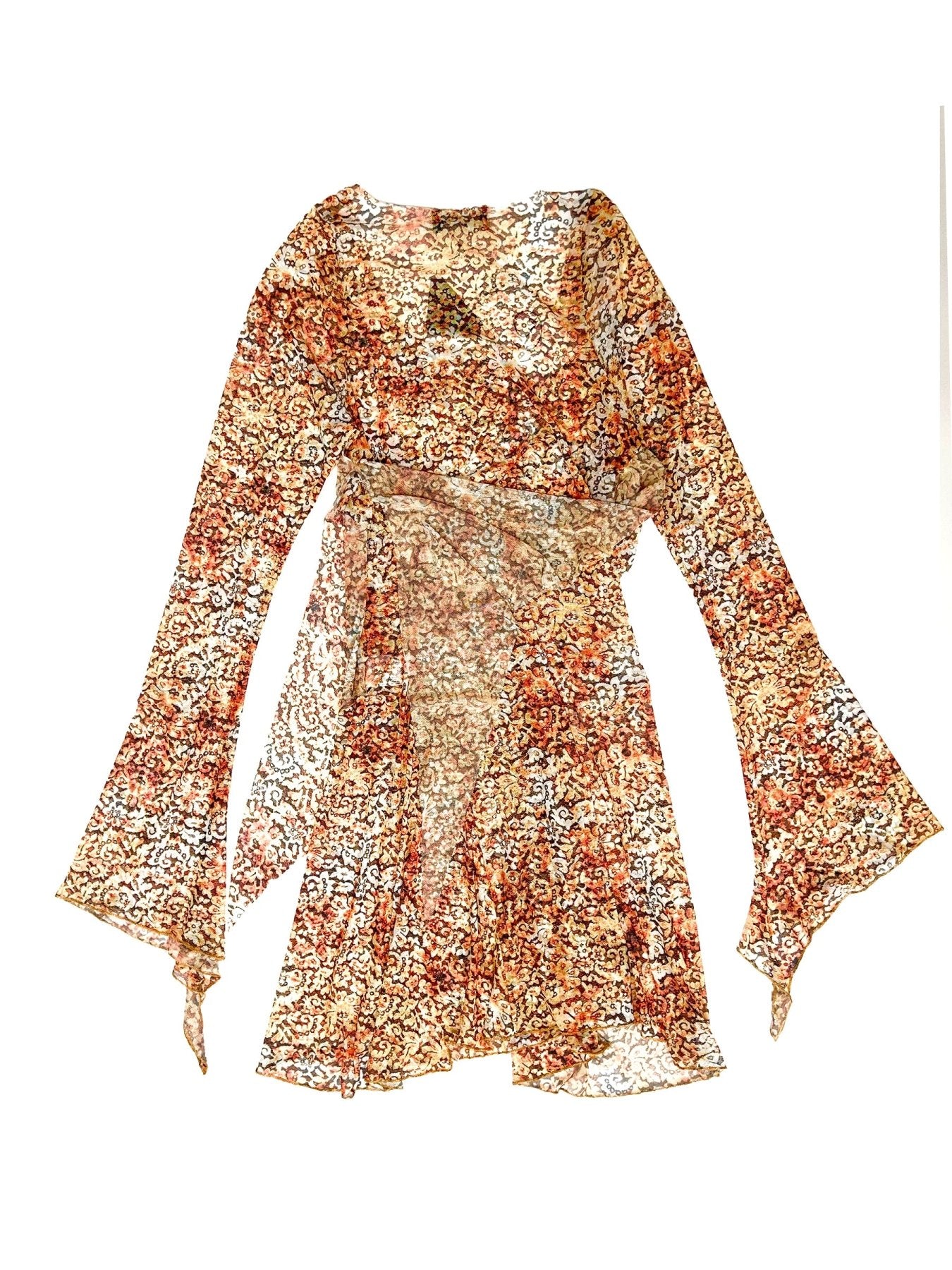 LUEDER Yellow Meadow Rave Dress