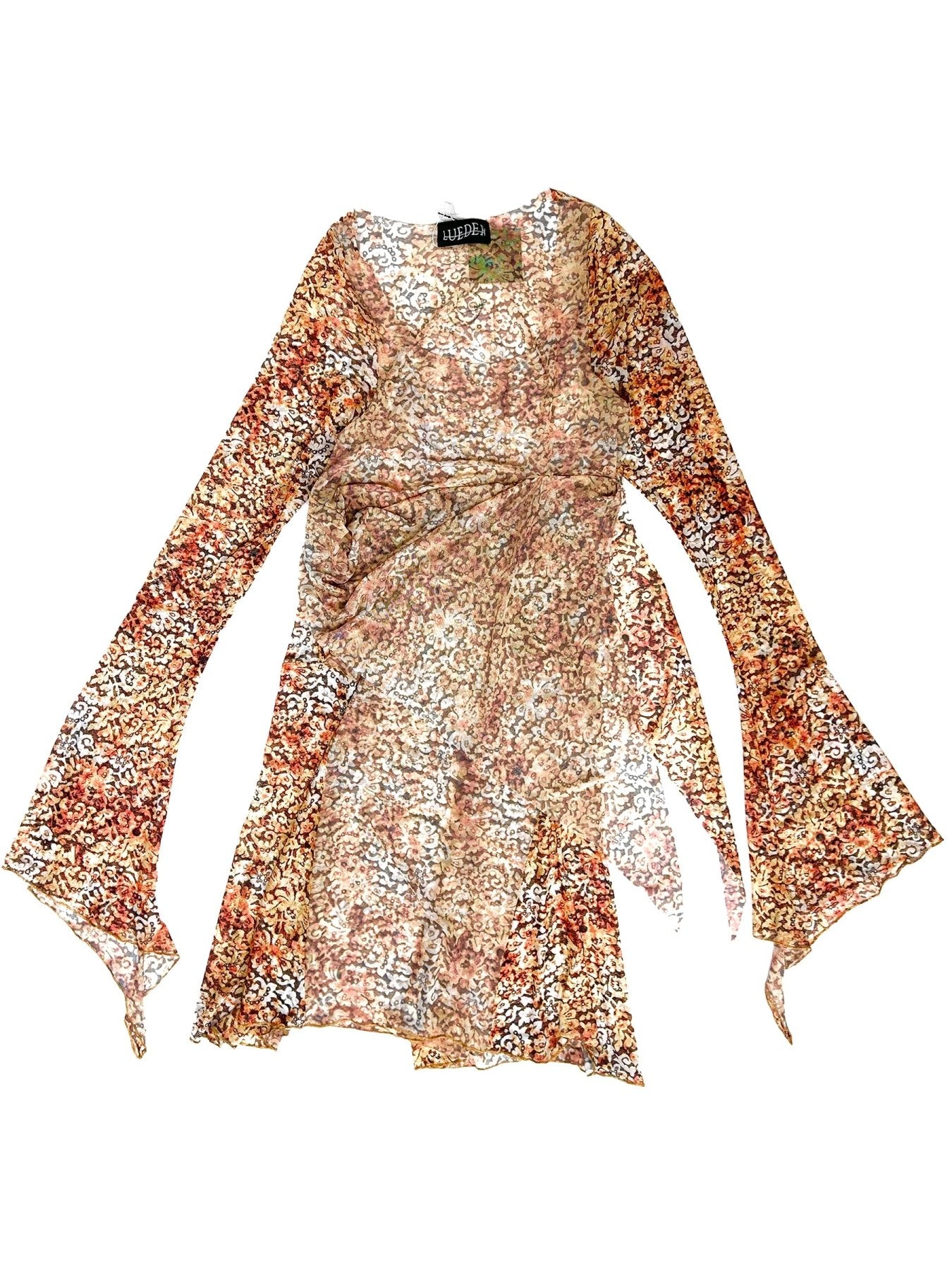 LUEDER Yellow Meadow Rave Dress