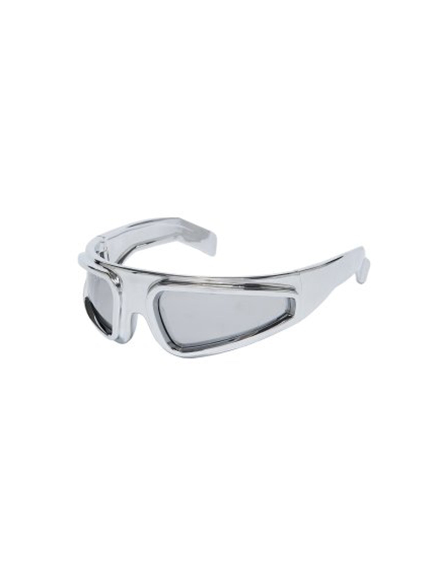 RICK OWENS - Sunglasses Ryder - AW25 - 1818 SILVER TEMPLE/SILVER LENS