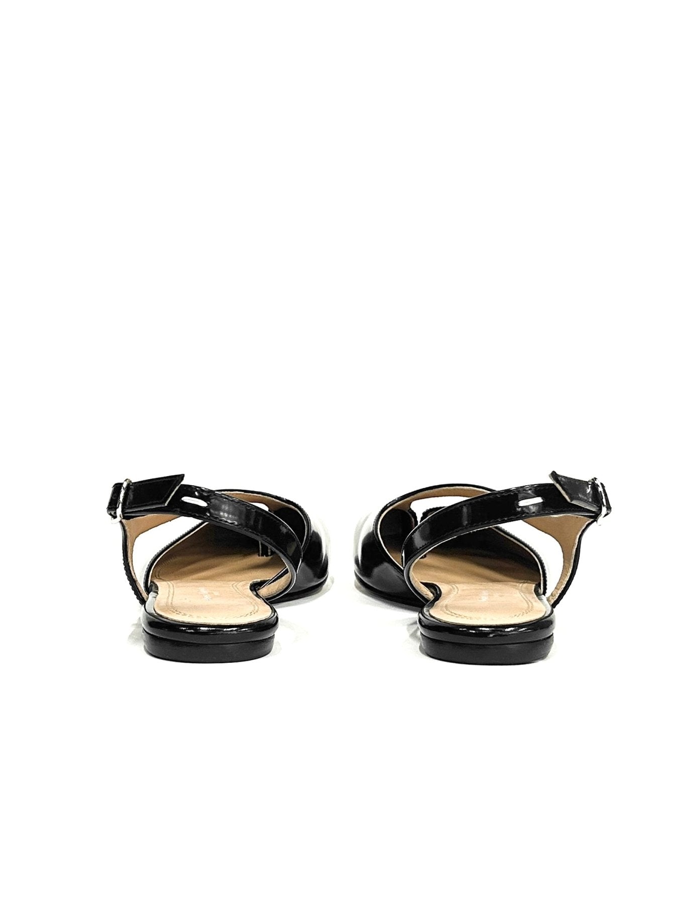 Maison Margiela Black Tabi Flat Slingback