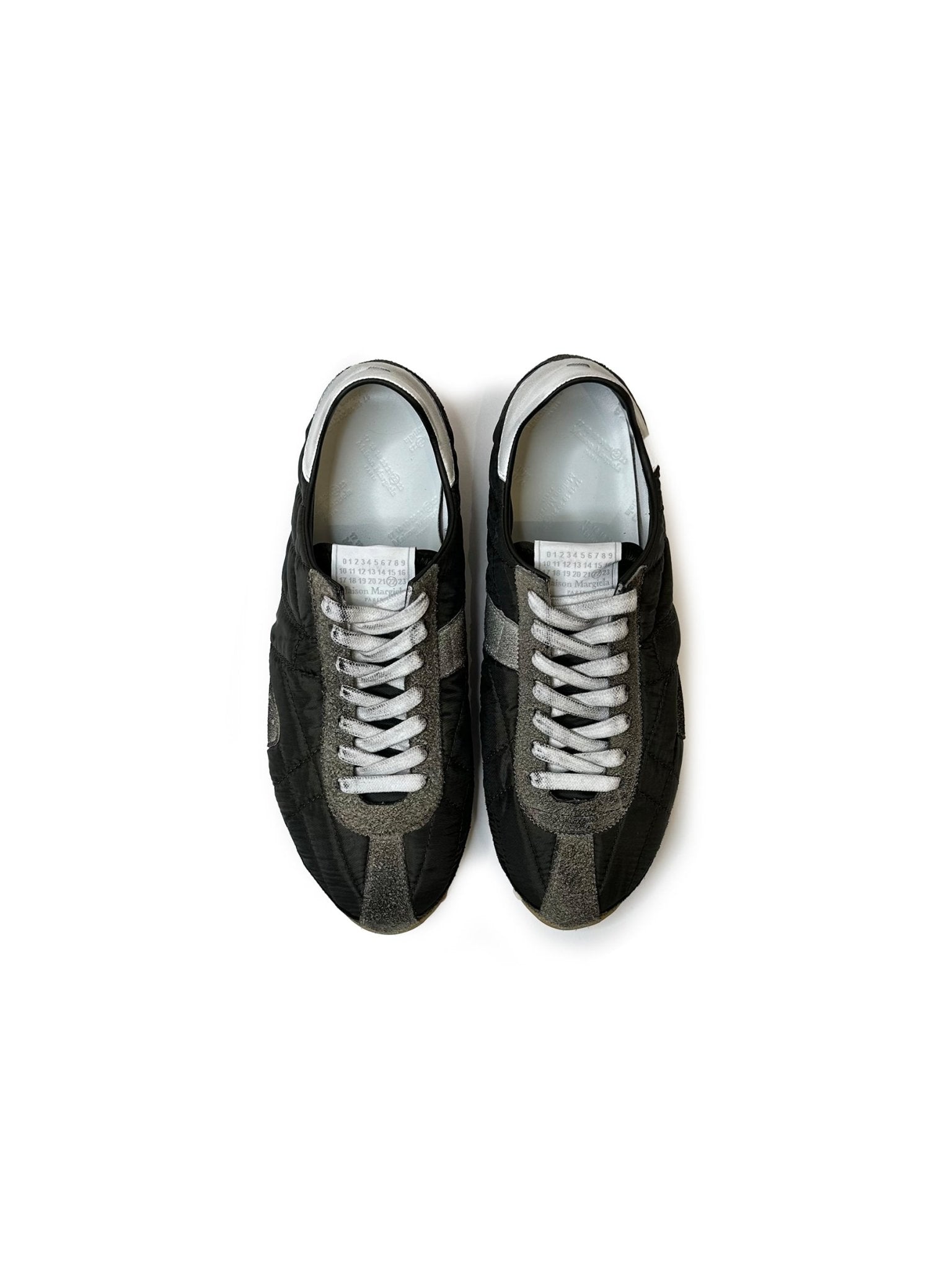 MAISON MARGIELA - Dark Green Sneakers - AW25 - Dark Green/White/Grey