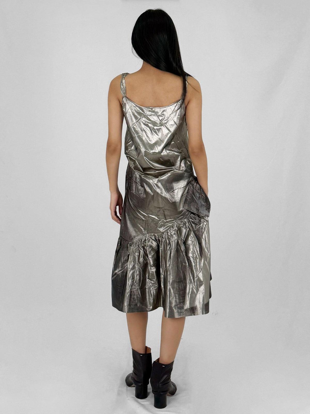 Maison Margiela Gold Midi Dress