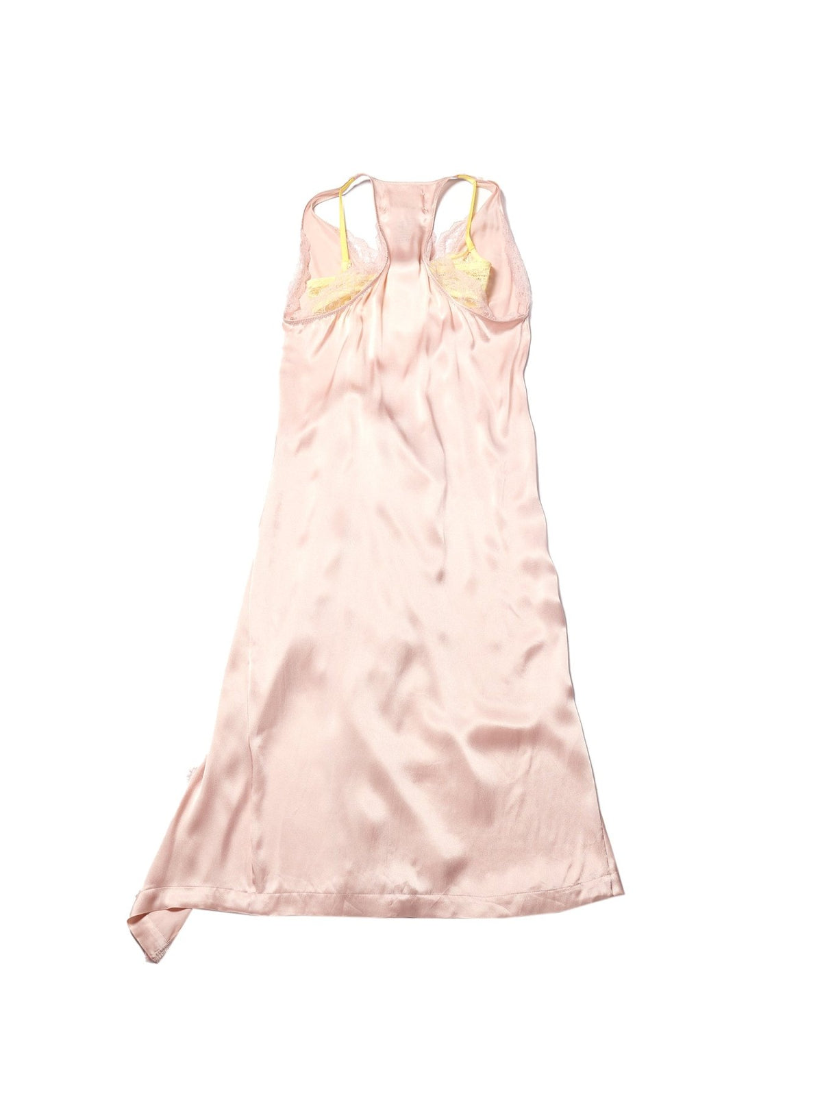 Maison Margiela Light rose Lace Slip Midi Dress