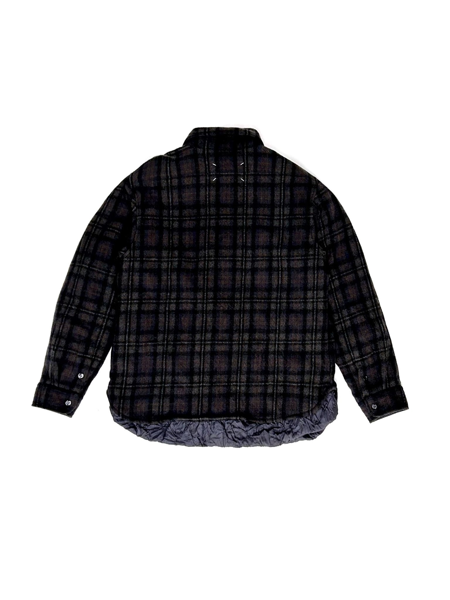 MAISON MARGIELA - Long - Sleeved Shirt - AW25 - Anthracite/Brown Check