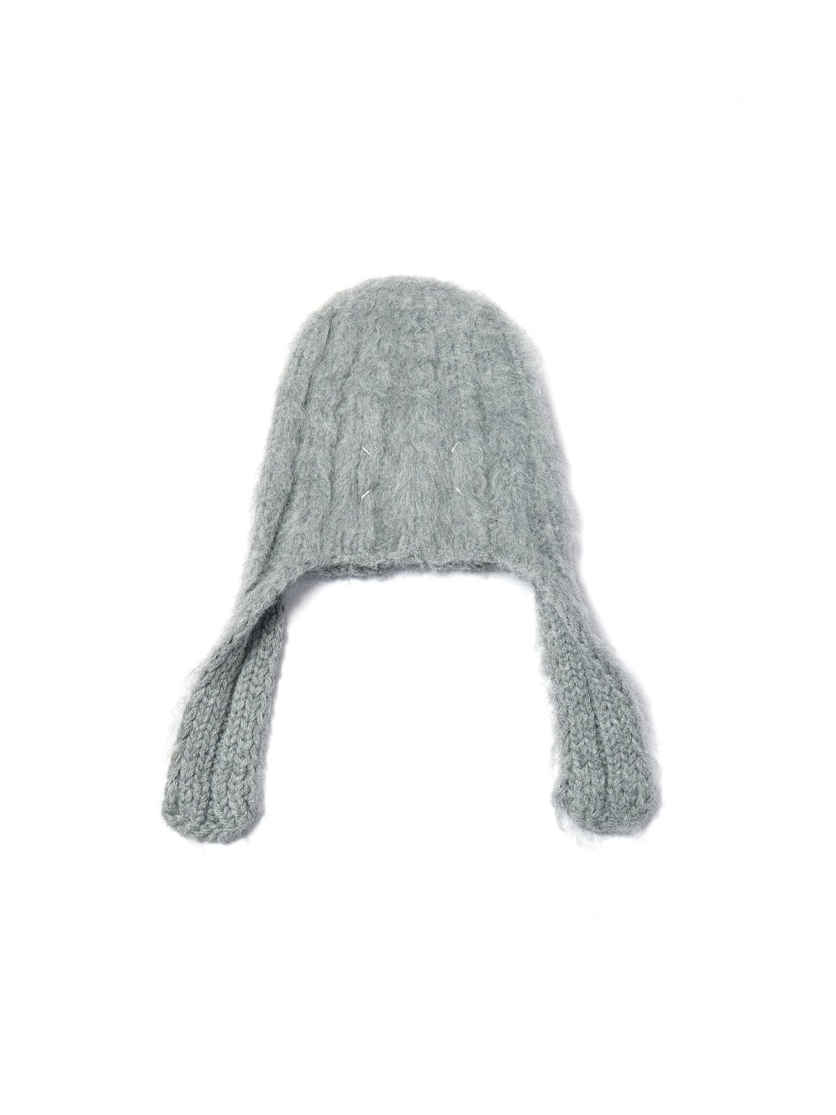 Maison Margiela Medium grey Ribbed Beanie