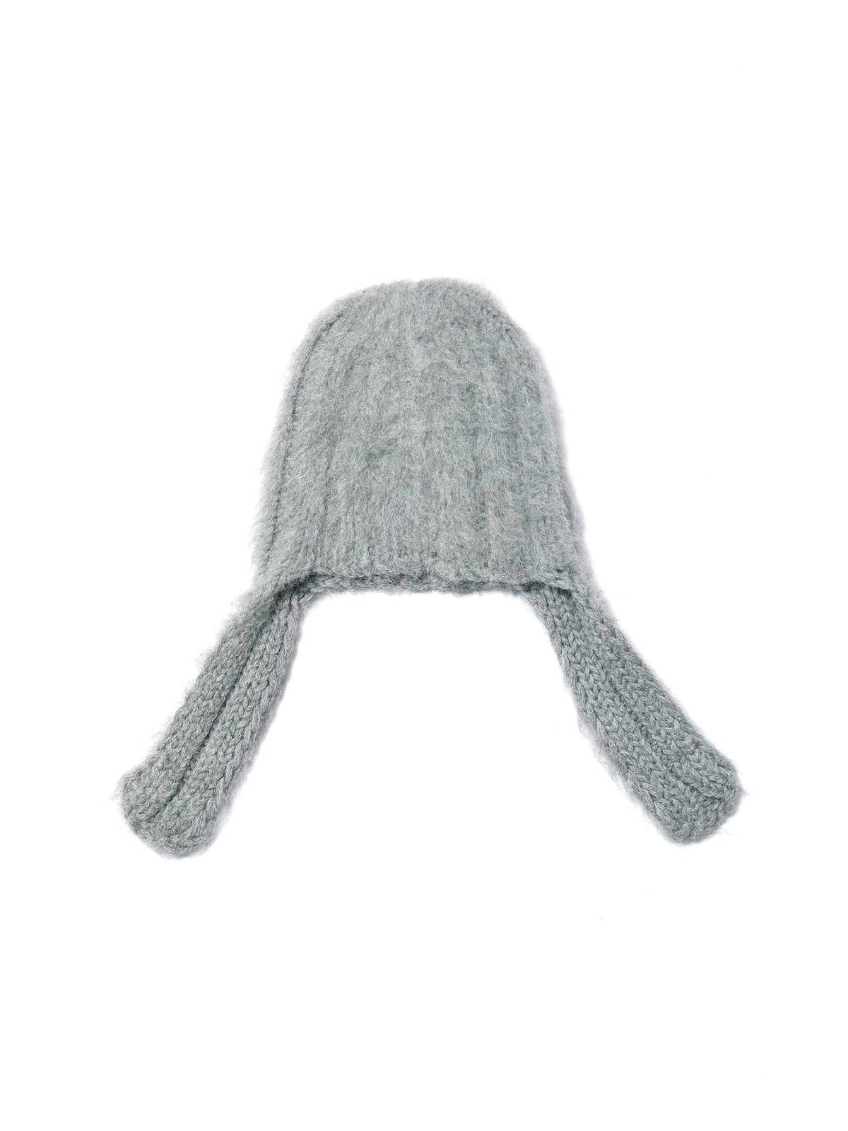 Maison Margiela Medium grey Ribbed Beanie