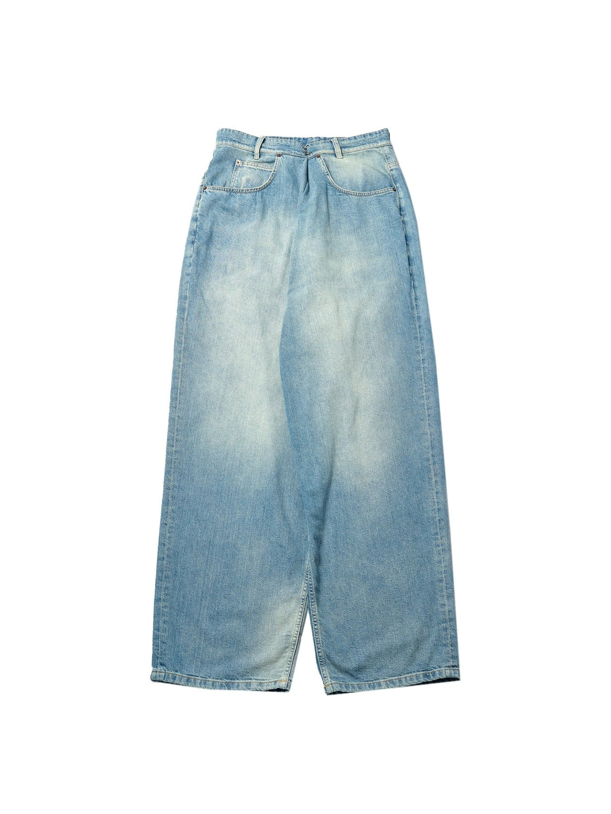 Maison Margiela Old blue Wrap Denim Trousers