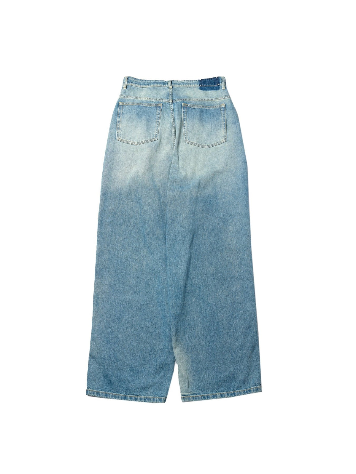 Maison Margiela Old blue Wrap Denim Trousers