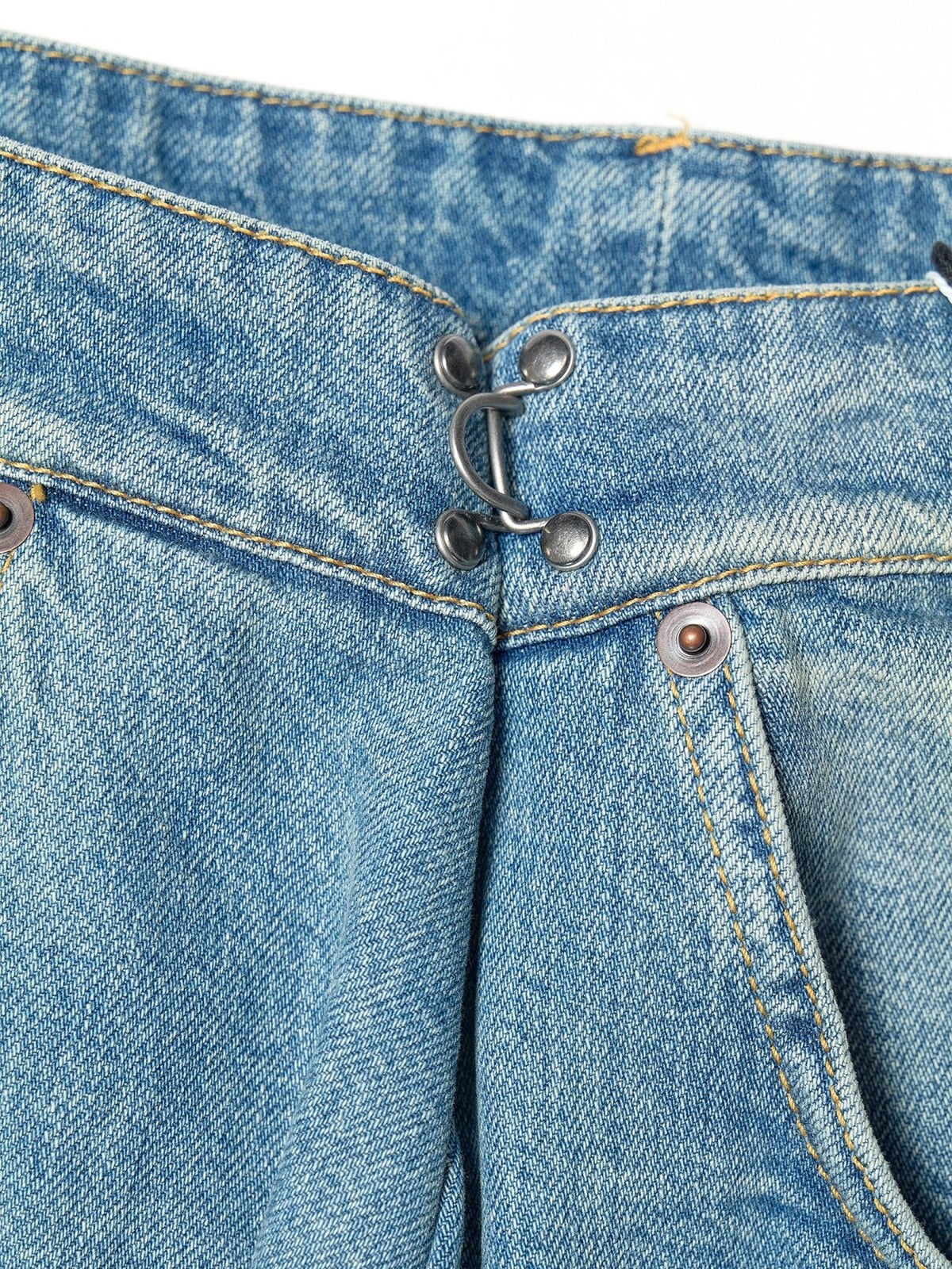 Maison Margiela Old blue Wrap Denim Trousers