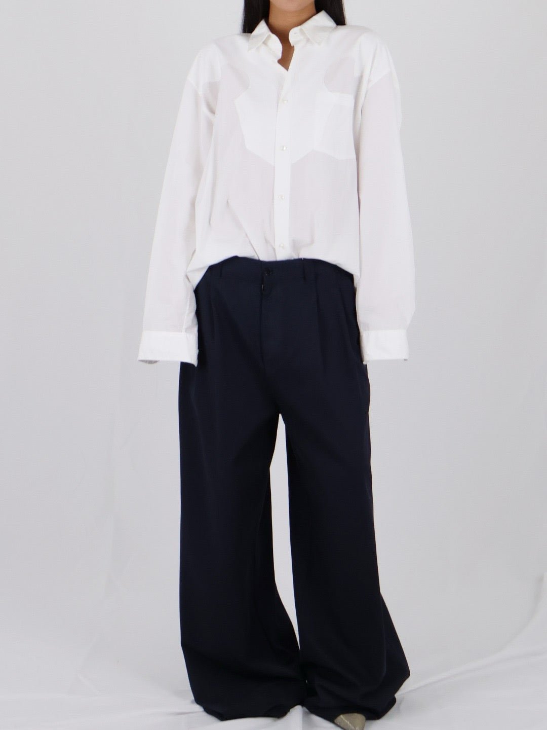 MAISON MARGIELA Optic White Long-sleeved Shirts - MACHINE-A