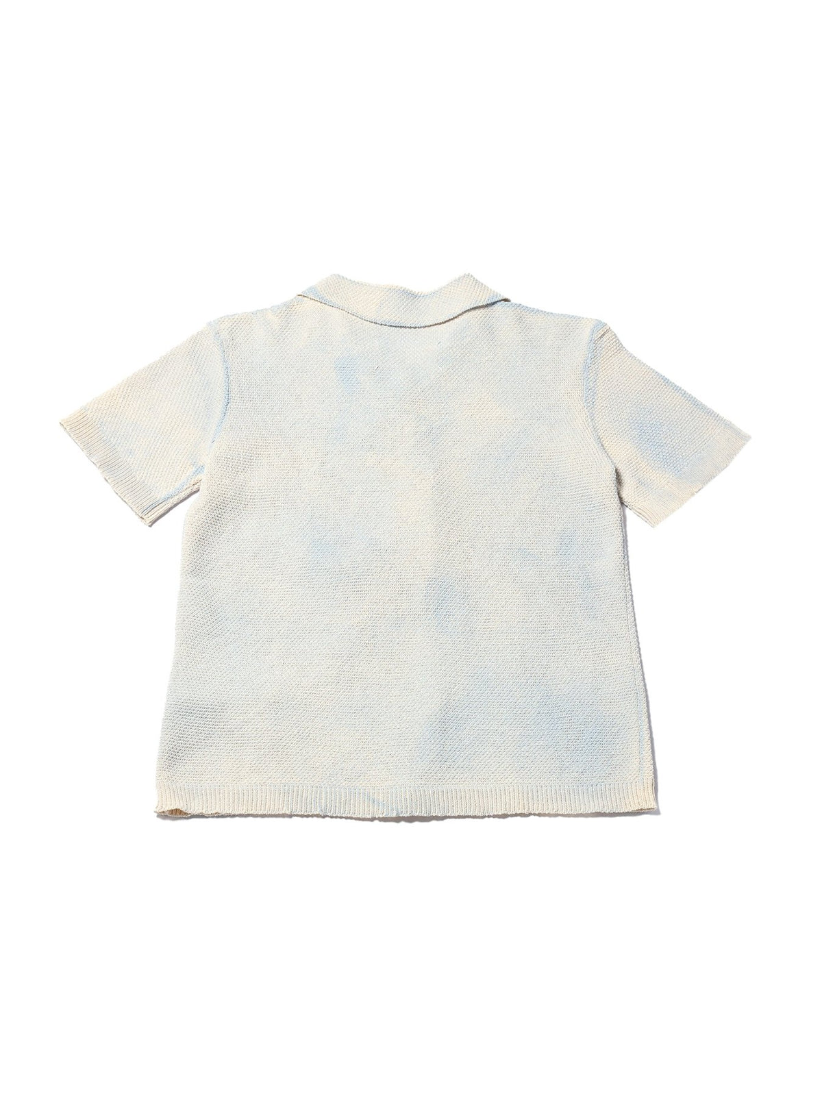 Maison Margiela Pale blue Stamped Cotton Polo
