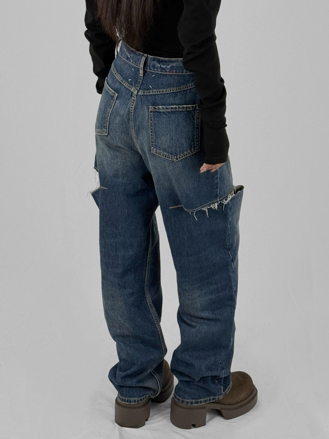 MAISON MARGIELA - Pants 5 Pockets - AW25 - Washed indigo