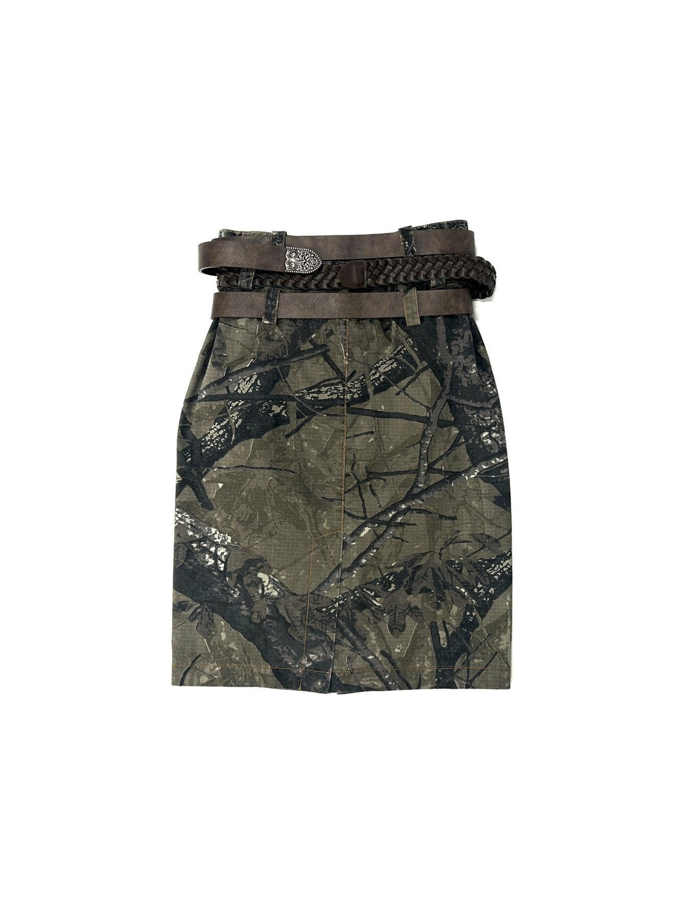 Mark Gong Multi Pencil Skirt With Detachable Belts