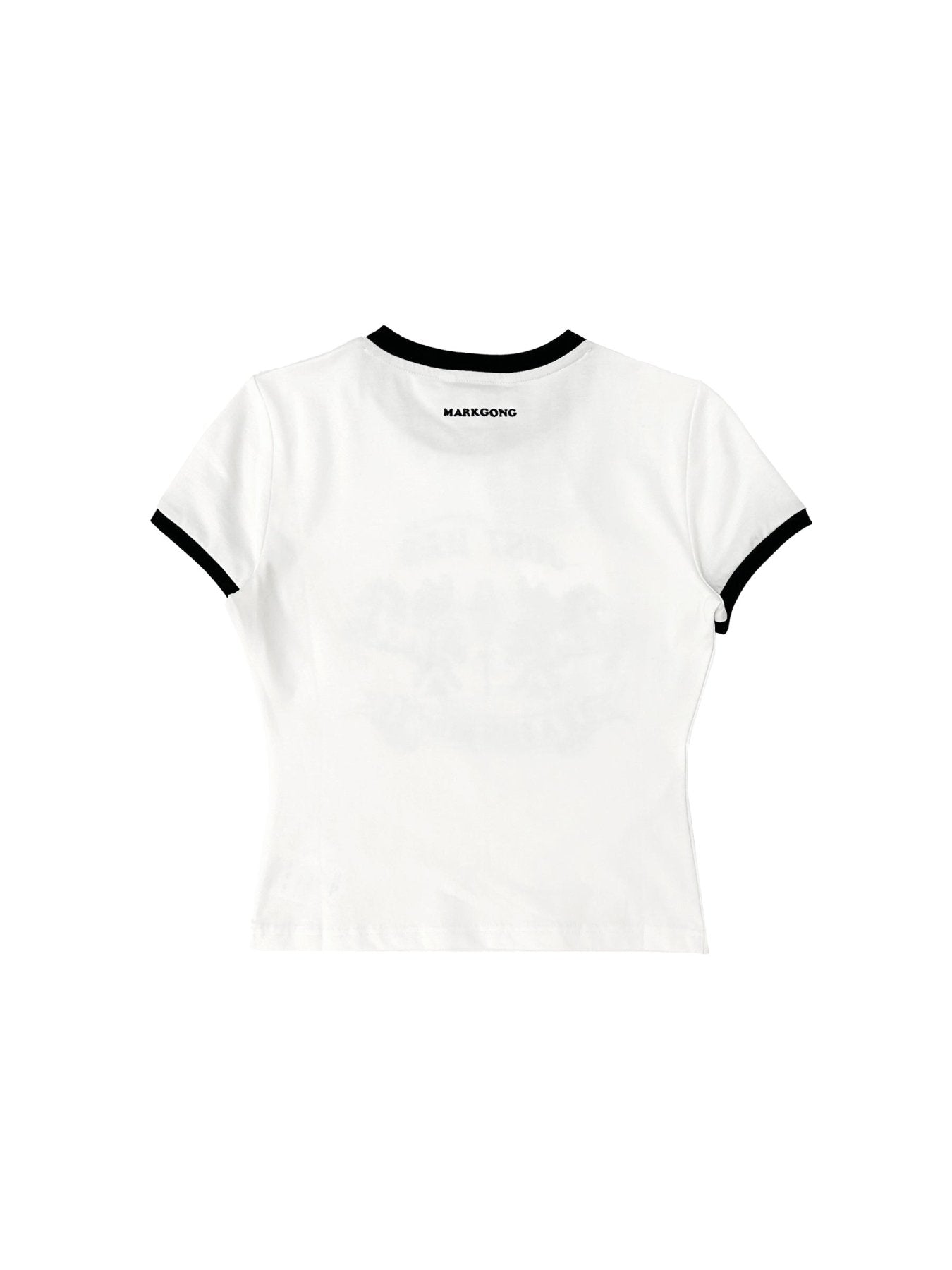 Mark Gong White Fun Ride Printed T Shirt