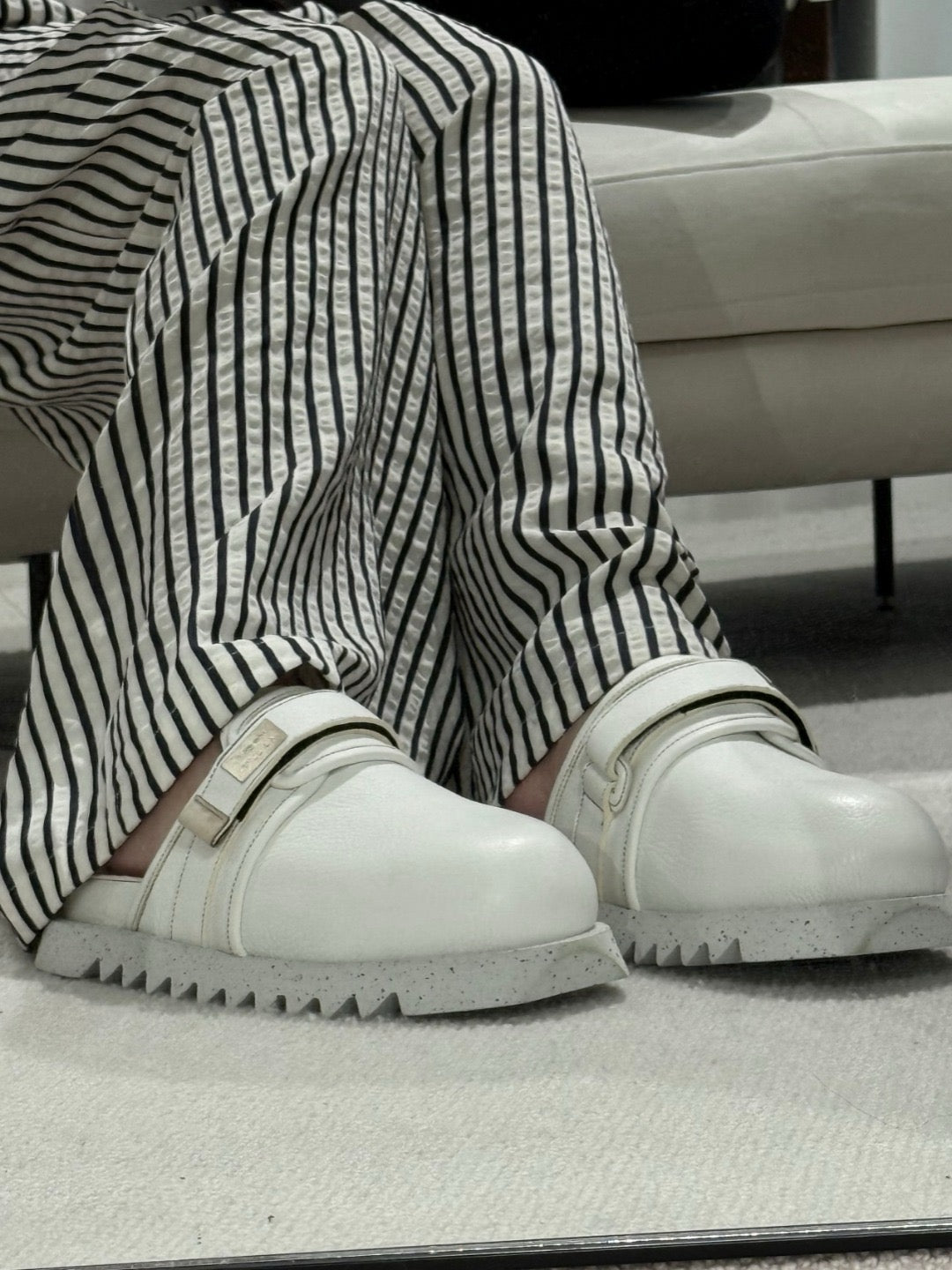 MARSELL Optical White Suicoke Zavo Mule Slippers - MACHINE-A
