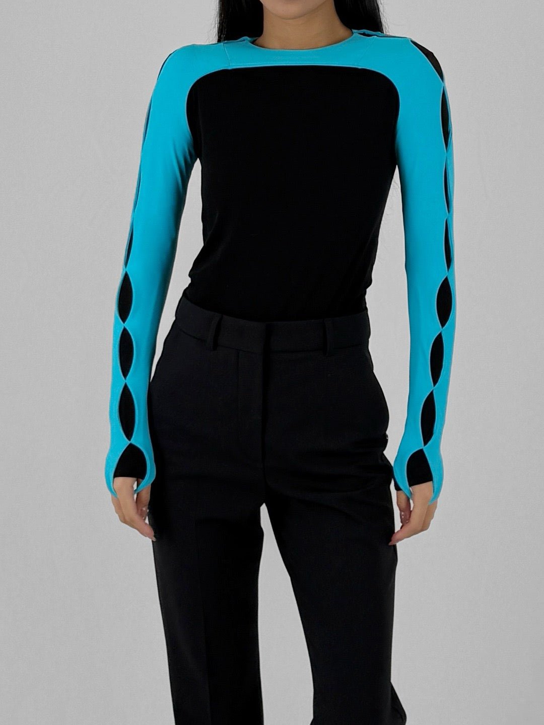 MARSHALL COLUMBIA Turquoise Belly Ring Tank Tops