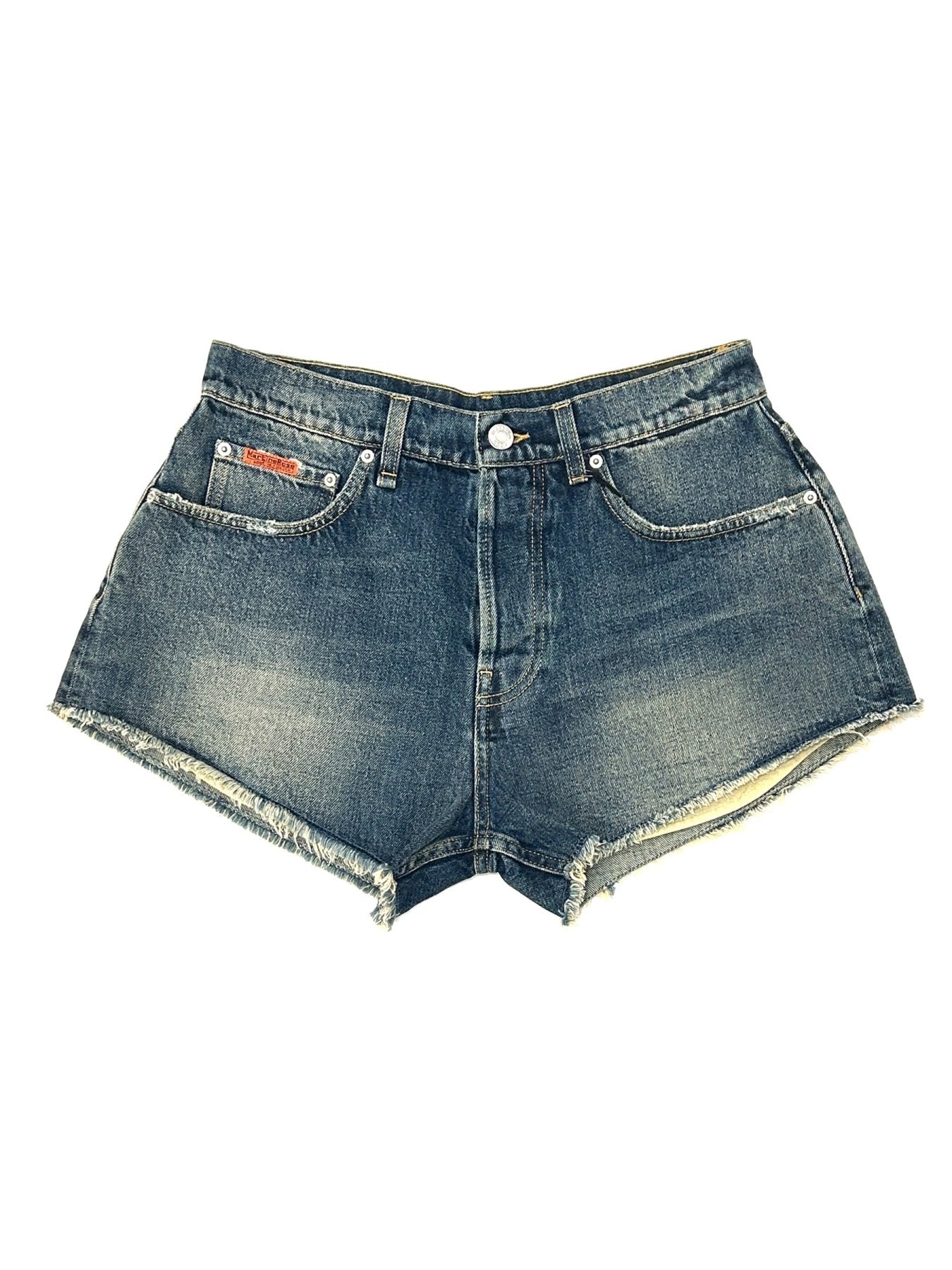 MARTINE ROSE Blue Short Shorts