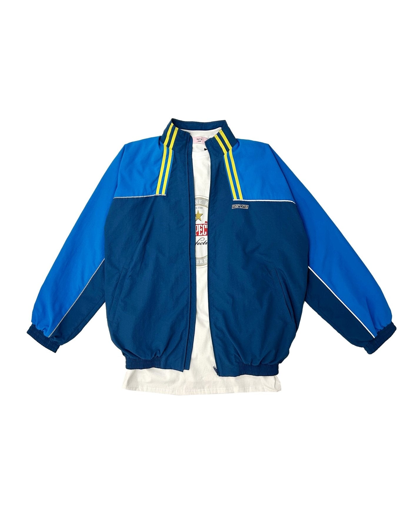 MARTINE ROSE Blue T Lining Track Jacket