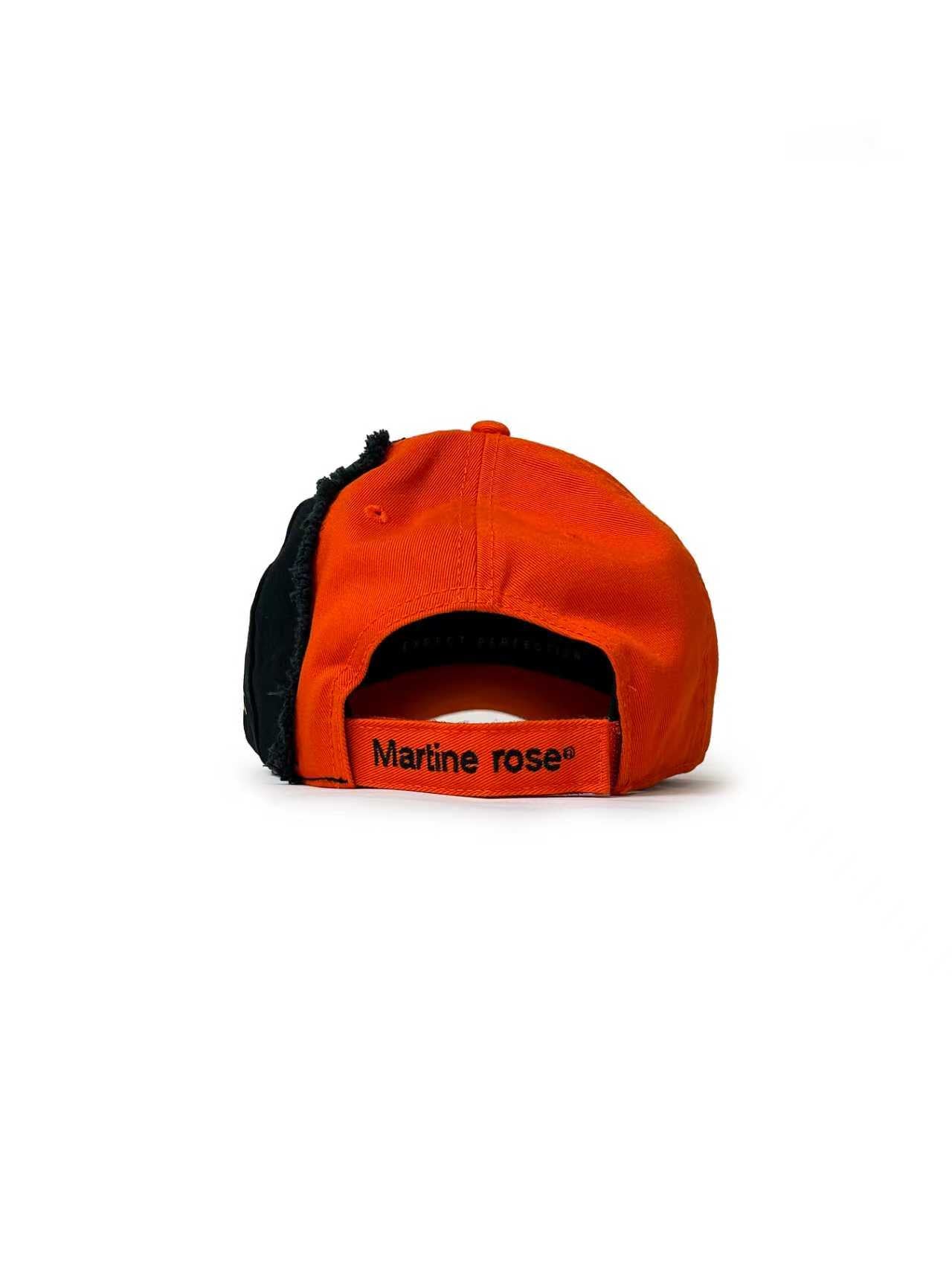 MARTINE ROSE - Collage Cap - AW25 - ORANGE