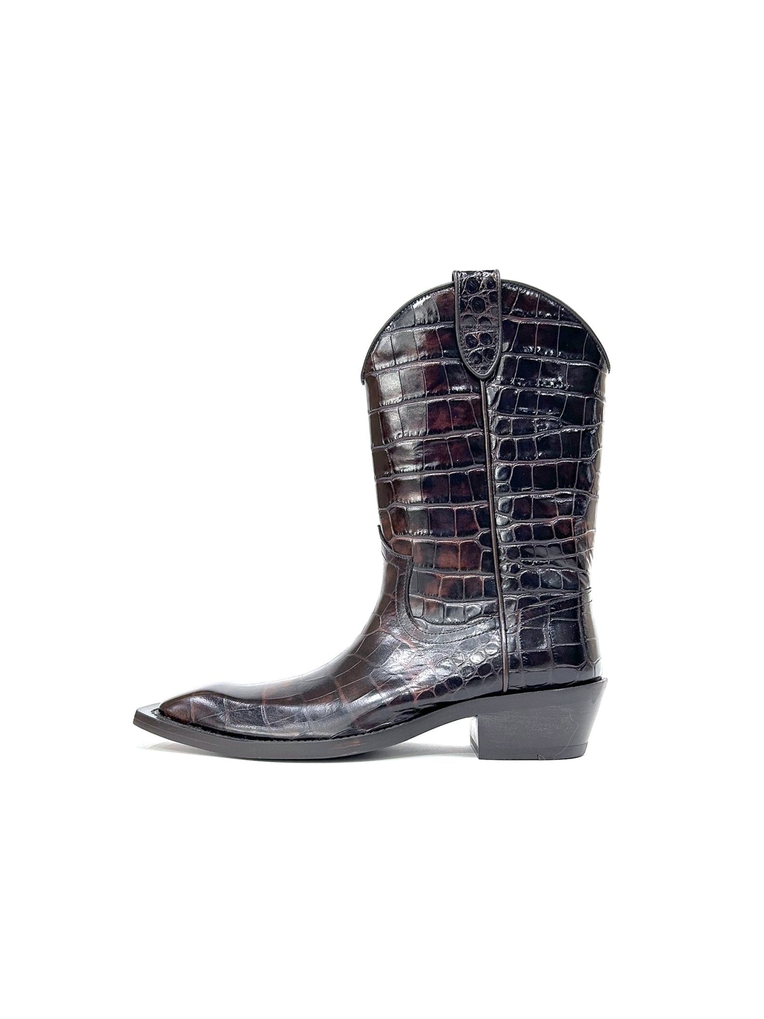 Martine Rose - Cowboy Boot - SS25 - BROWN