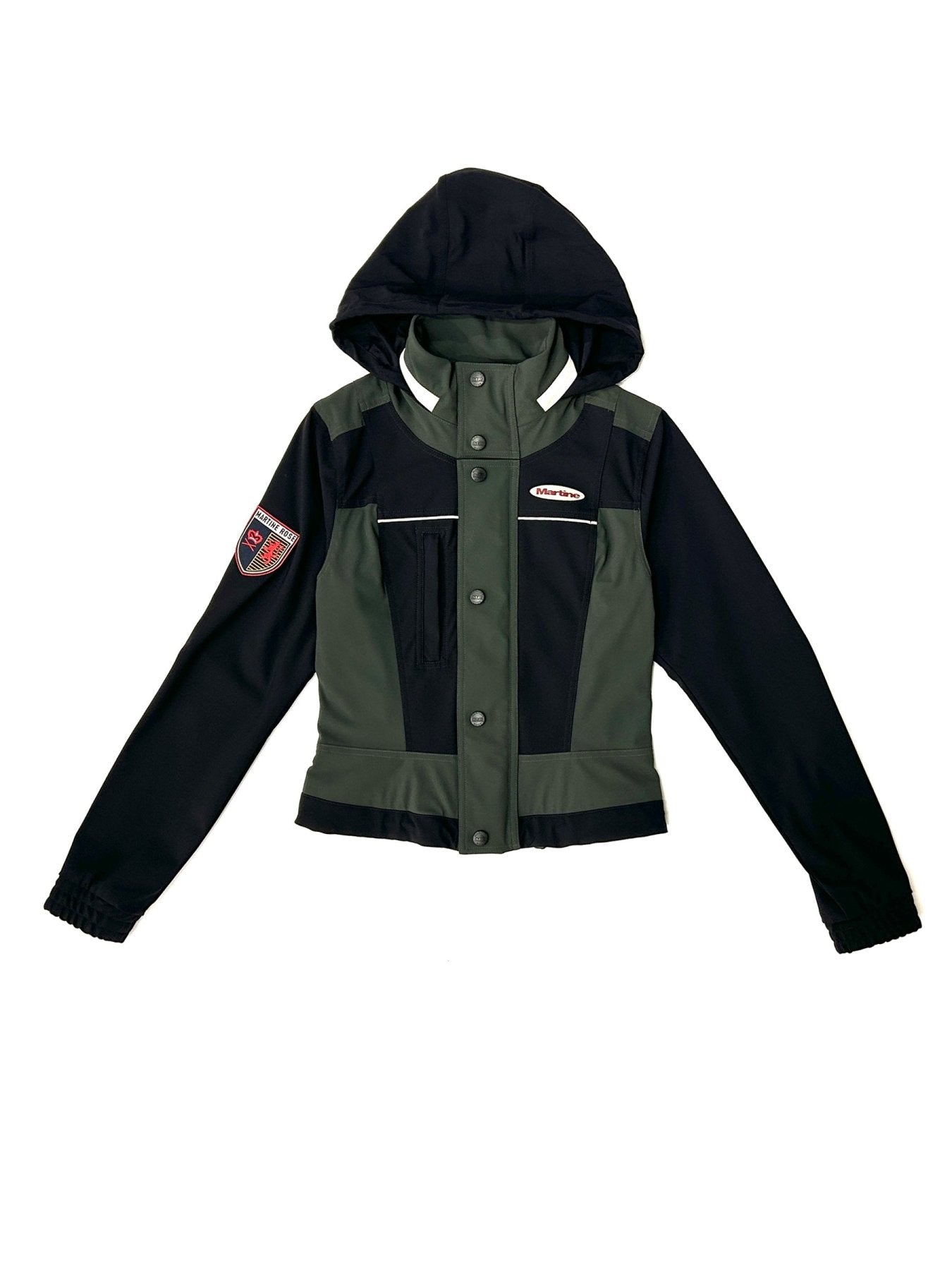 MARTINE ROSE Green Womens Stretch Jacket