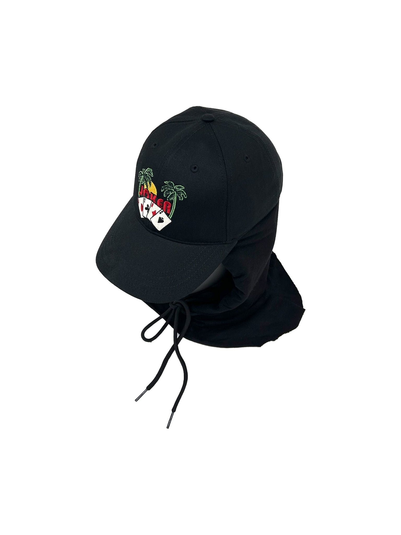 MARTINE ROSE - Hoodie Cap - AW25 - BLACK